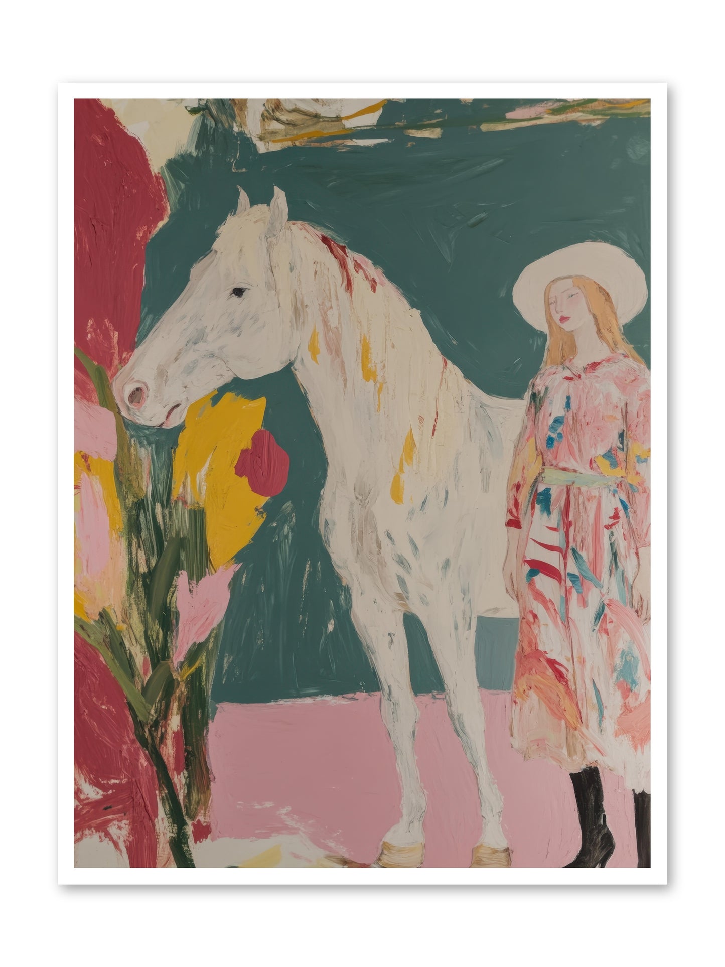 Thunder Ridge Heroine -- Loose Canvas Print 36x48