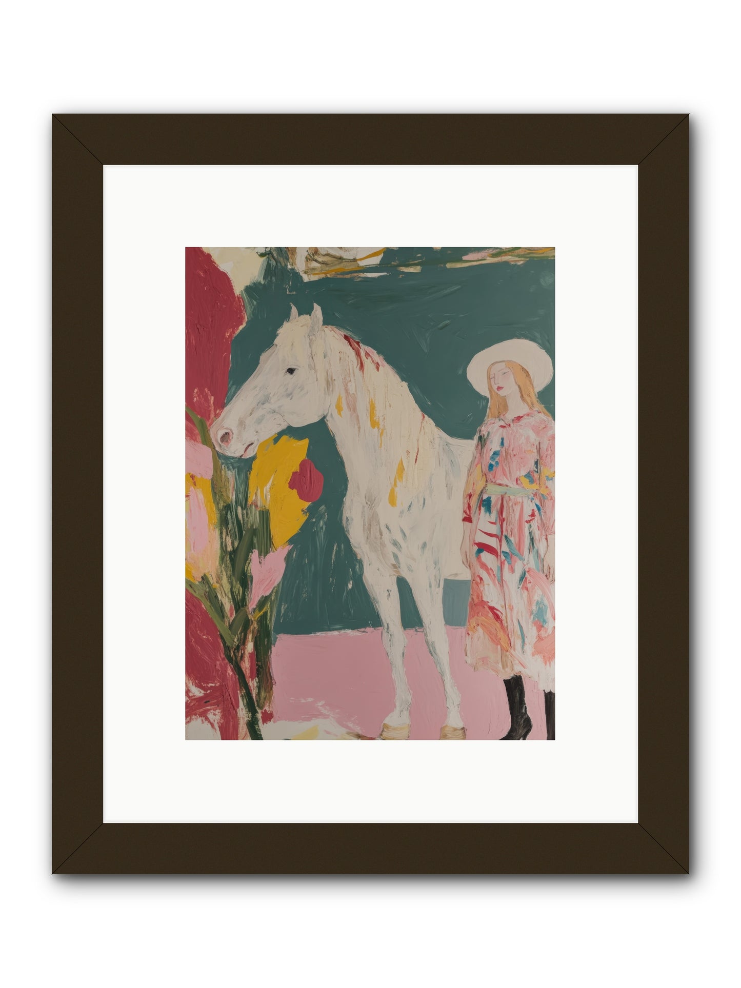 Thunder Ridge Heroine -- Framed Print - Black 9x12