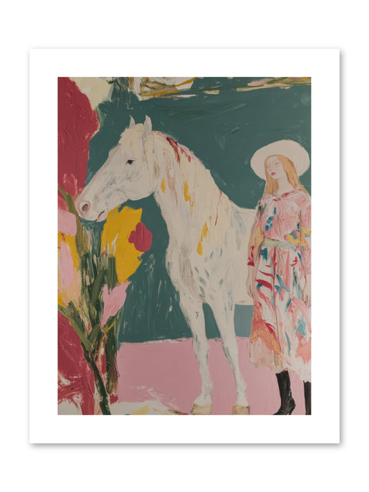 Thunder Ridge Heroine -- Paper Print 9x12