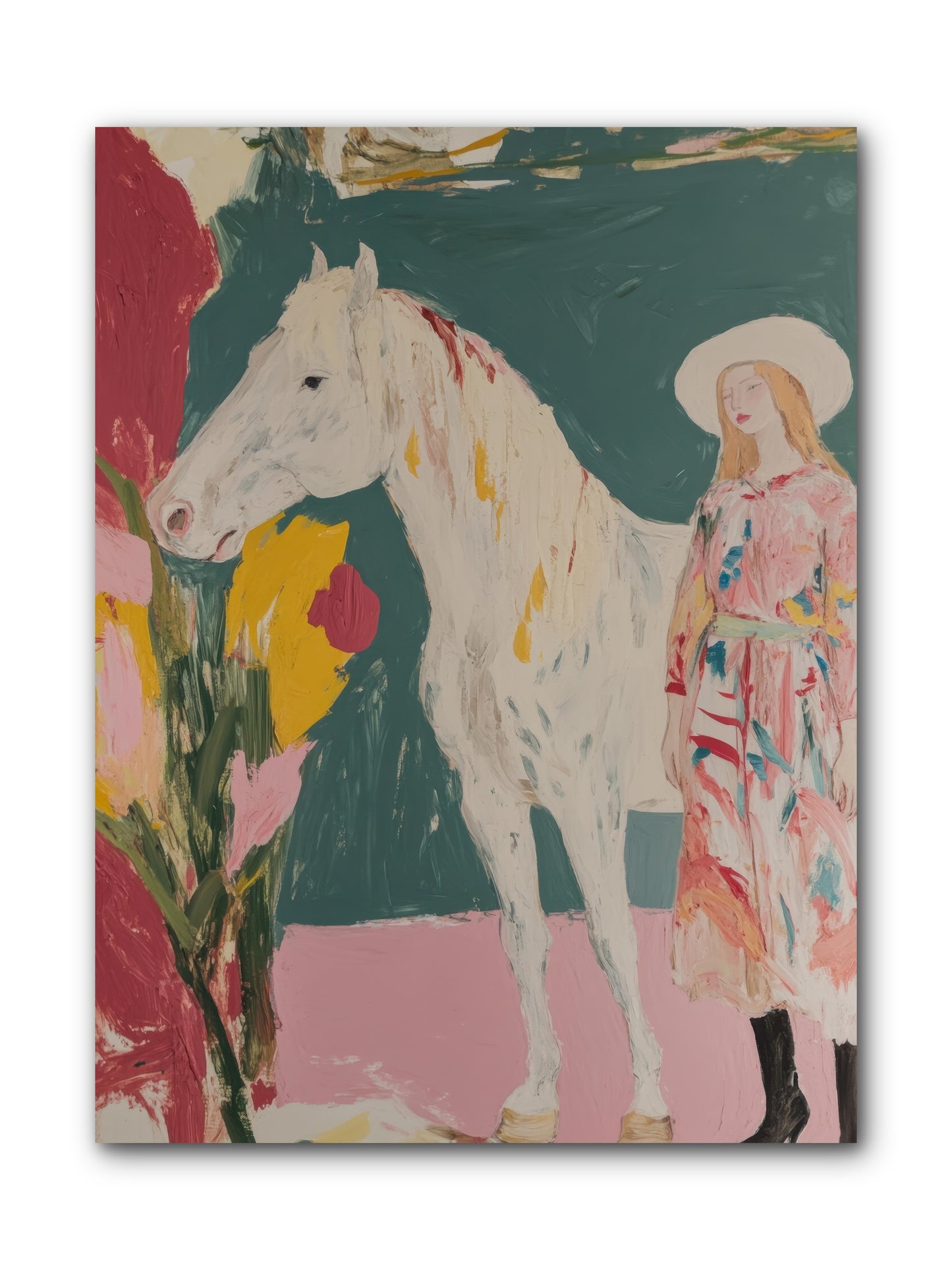 Thunder Ridge Heroine -- Wrapped Canvas 9x12