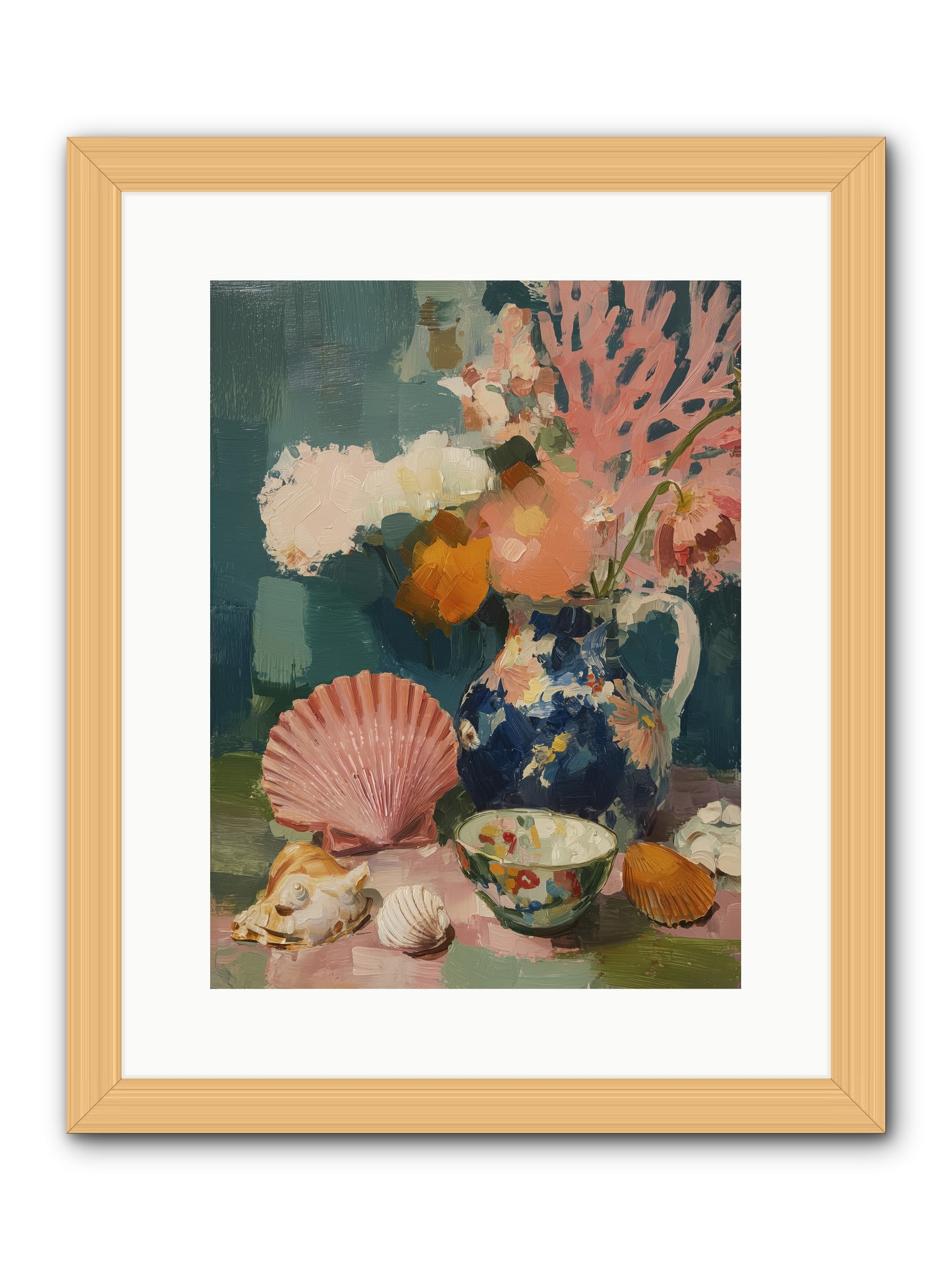 Tidal Gifts -- Framed Print - Natural 12x16