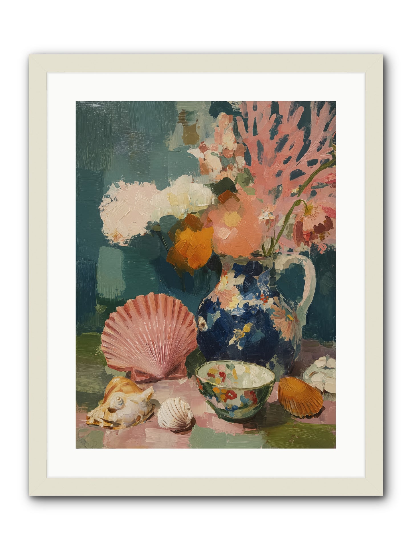 Tidal Gifts -- Framed Print - White 18x24