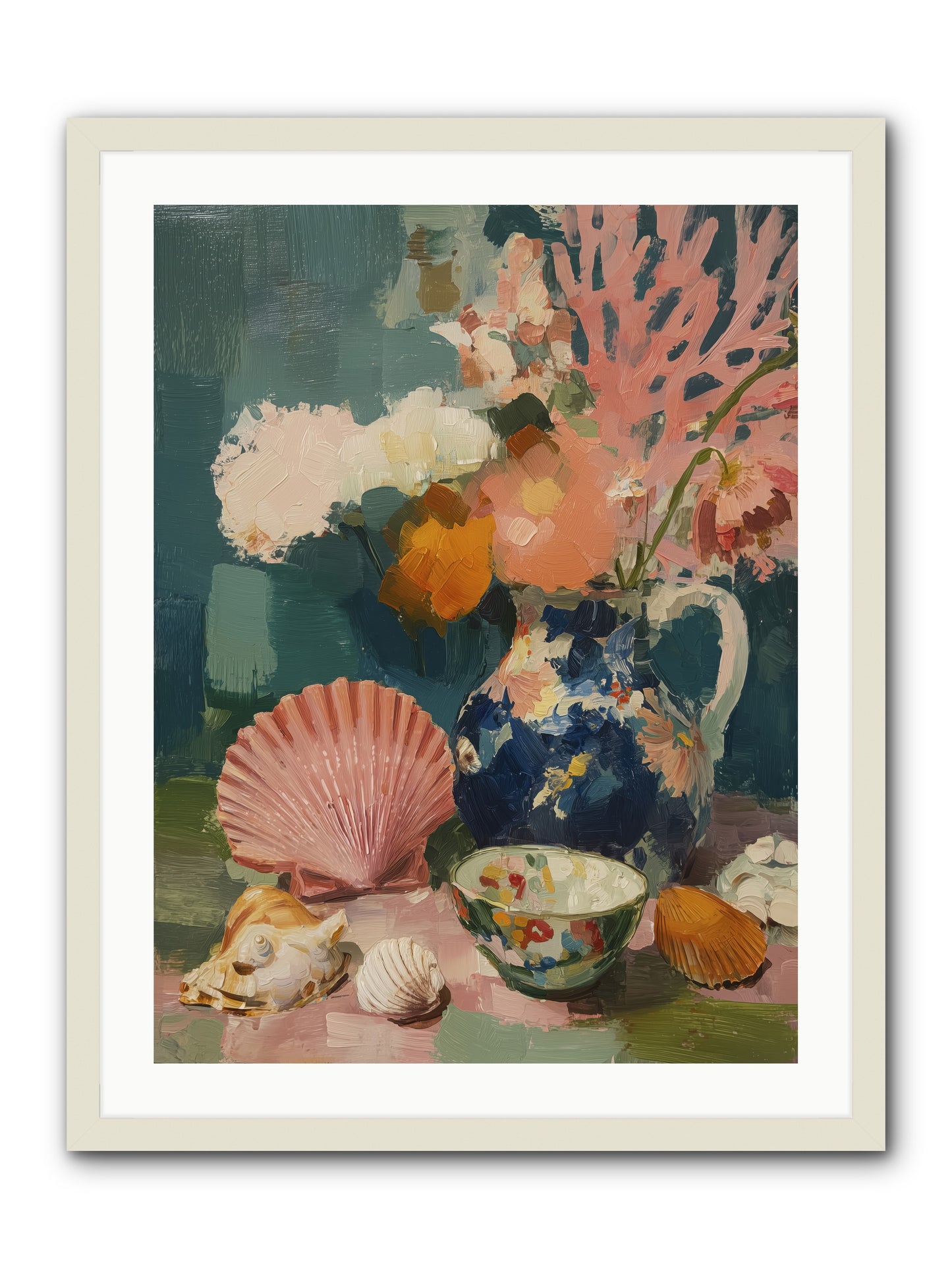 Tidal Gifts -- Framed Print - White 24x32