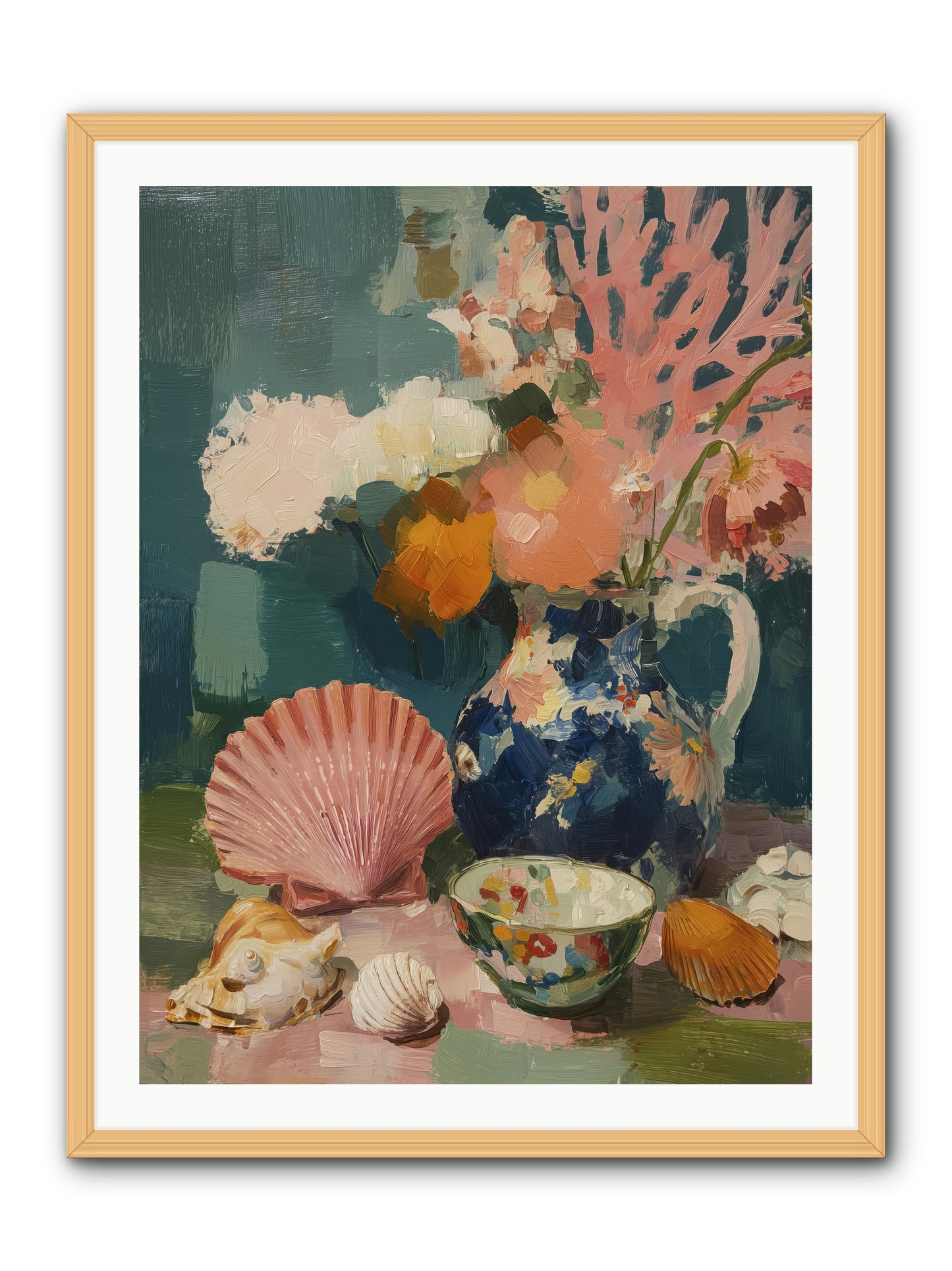 Tidal Gifts -- Framed Print - Natural 30x40
