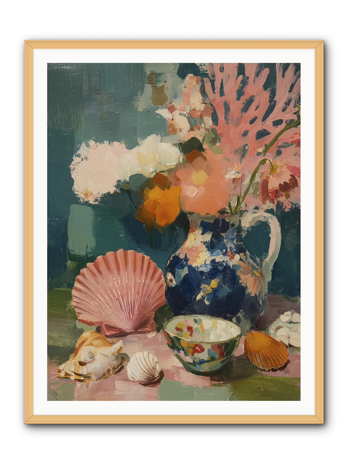 Tidal Gifts -- Framed Print - Natural 36x48