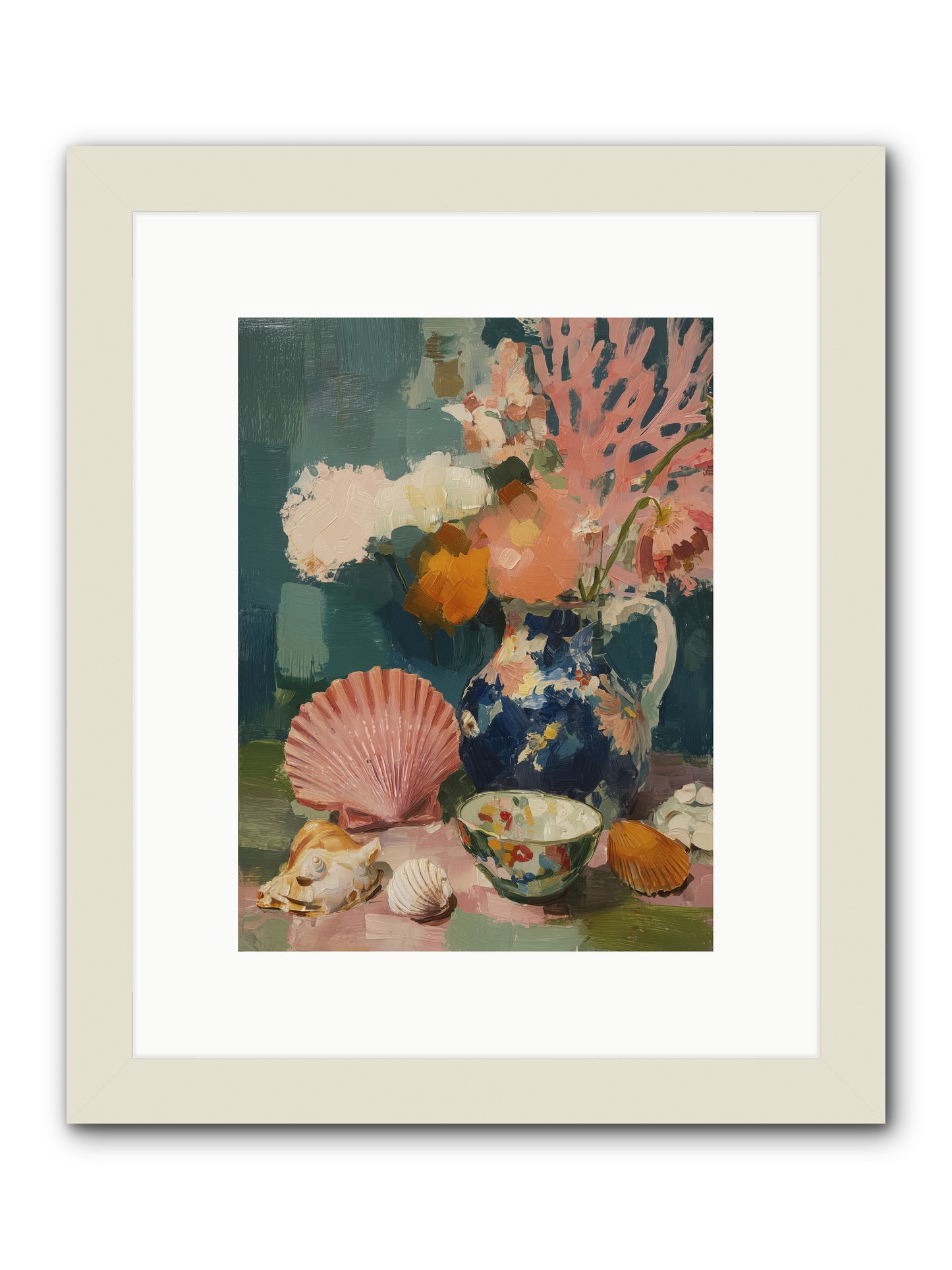 Tidal Gifts -- Framed Print - White 9x12