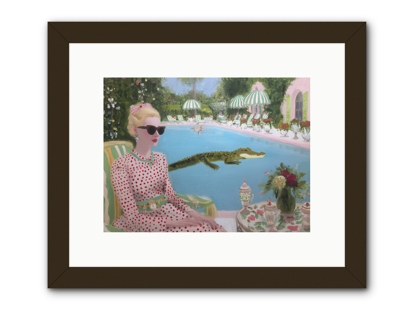 Tidal Guest -- Framed Print - Black 12x9