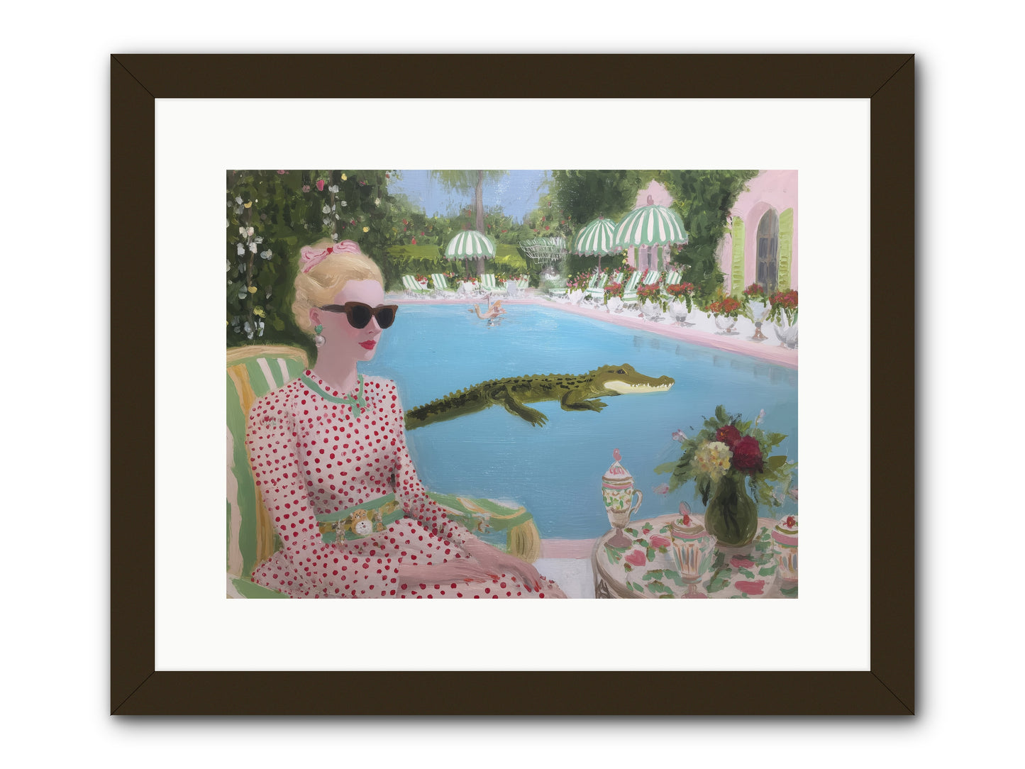 Tidal Guest -- Framed Print - Black 16x12