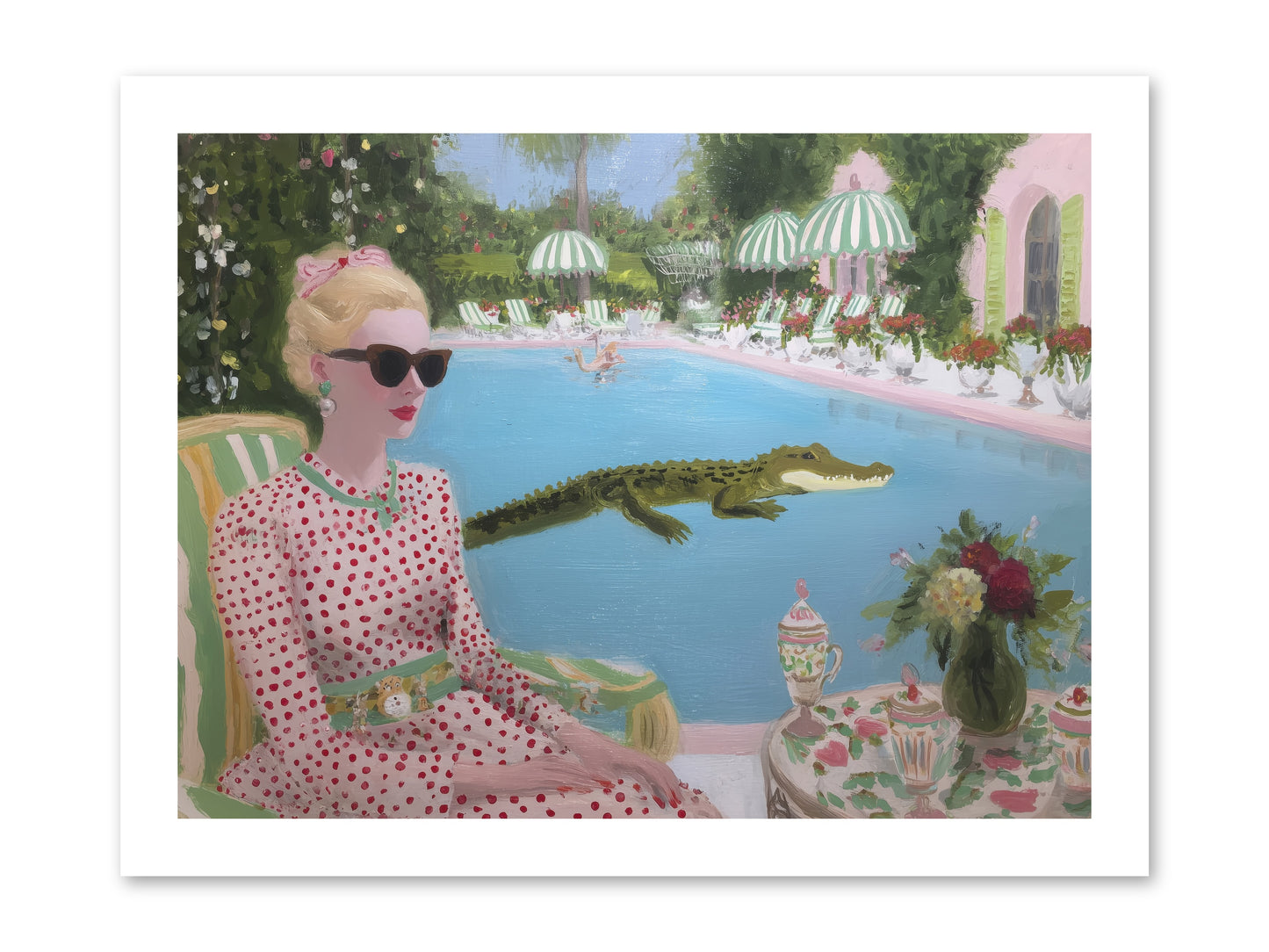Tidal Guest -- Loose Canvas Print 16x12