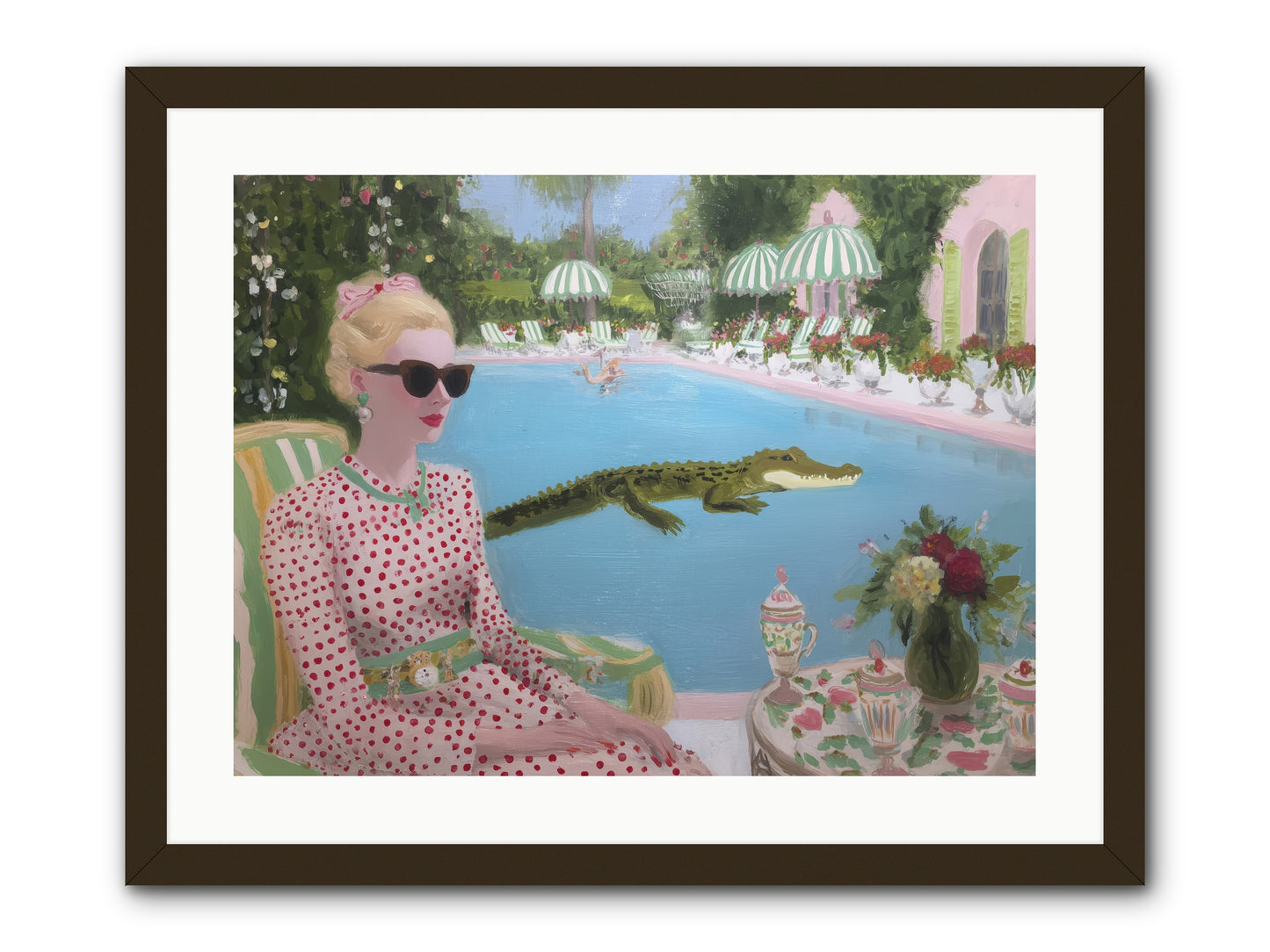 Tidal Guest -- Framed Print - Black 24x18