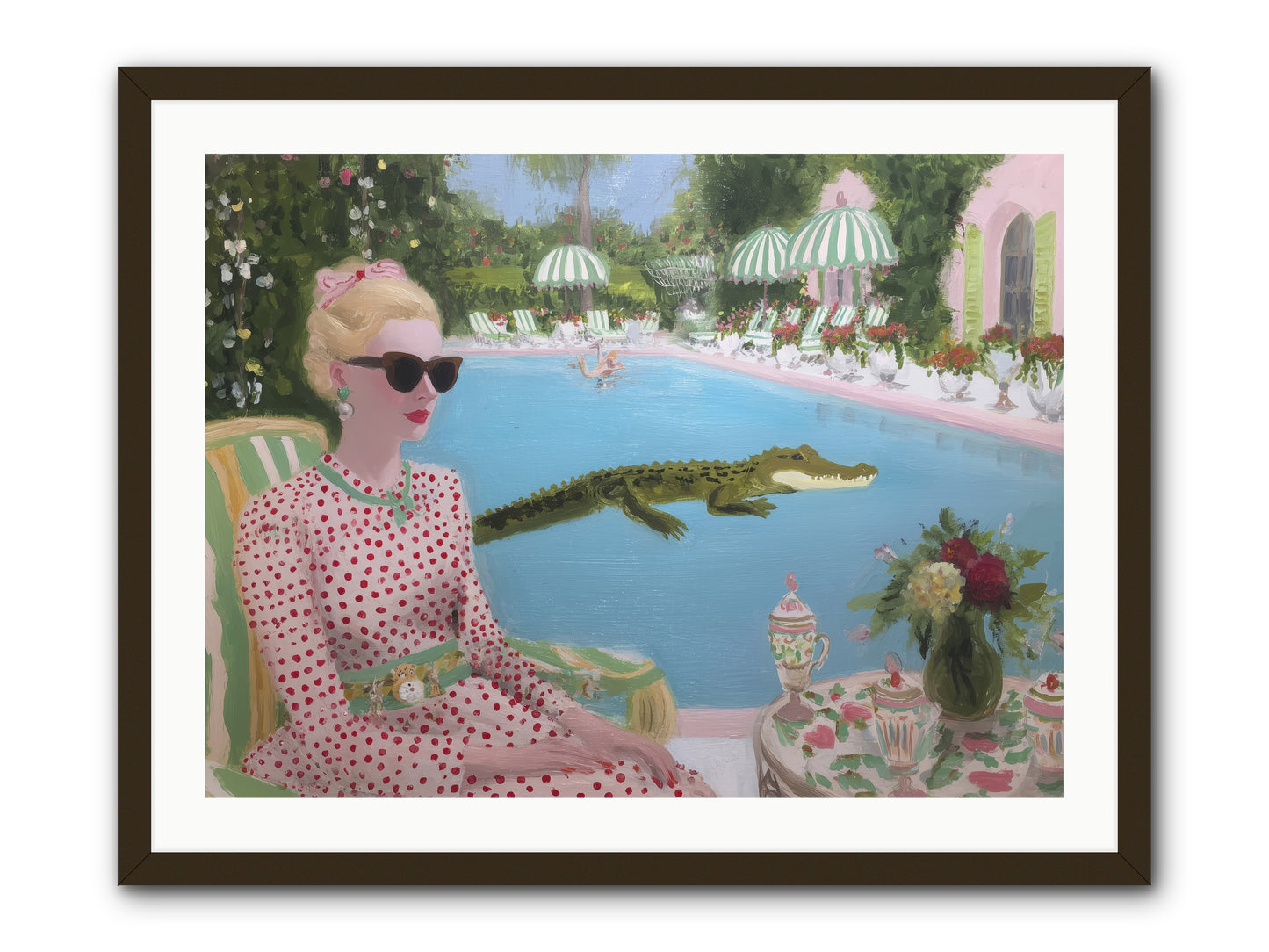 Tidal Guest -- Framed Print - Black 32x24