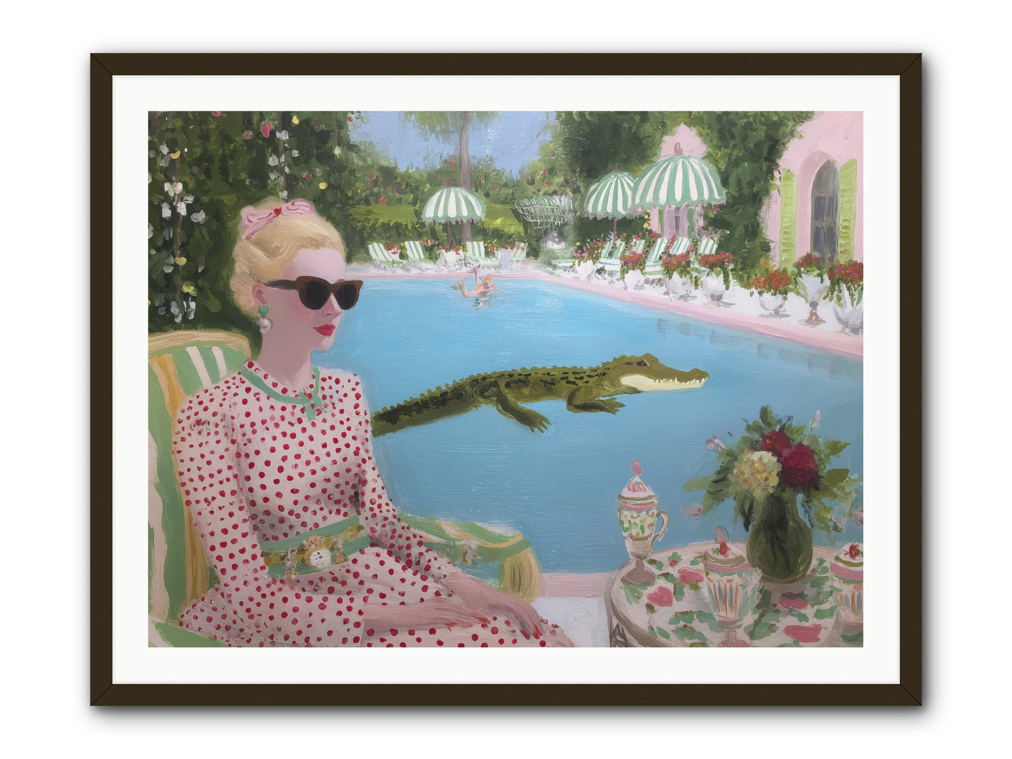 Tidal Guest -- Framed Print - Black 40x30