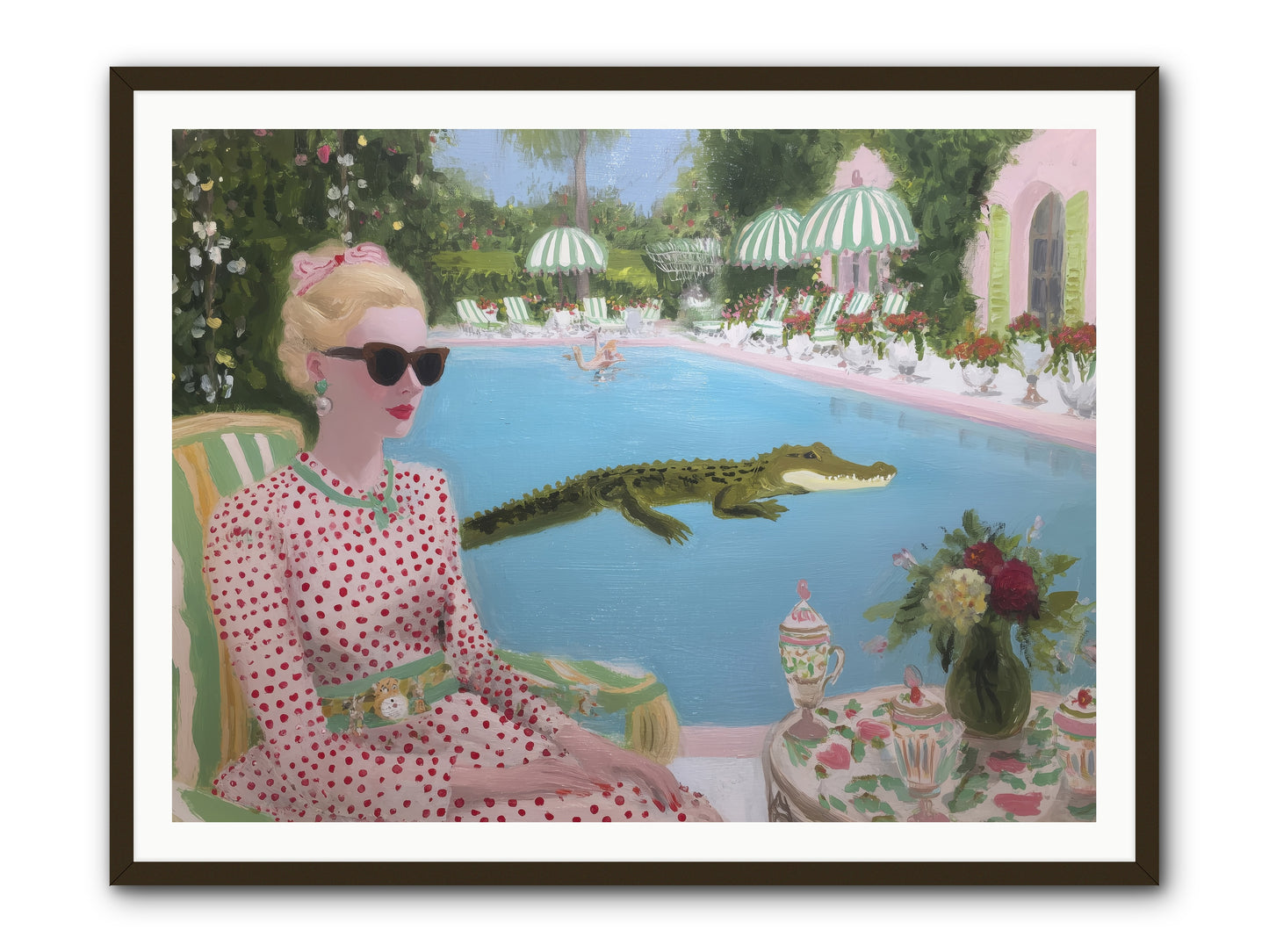 Tidal Guest -- Framed Print - Black 48x36