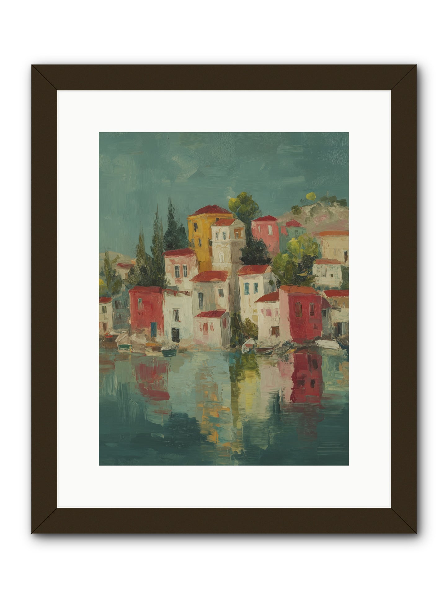 Tidal Rhythms -- Framed Print - Black 12x16