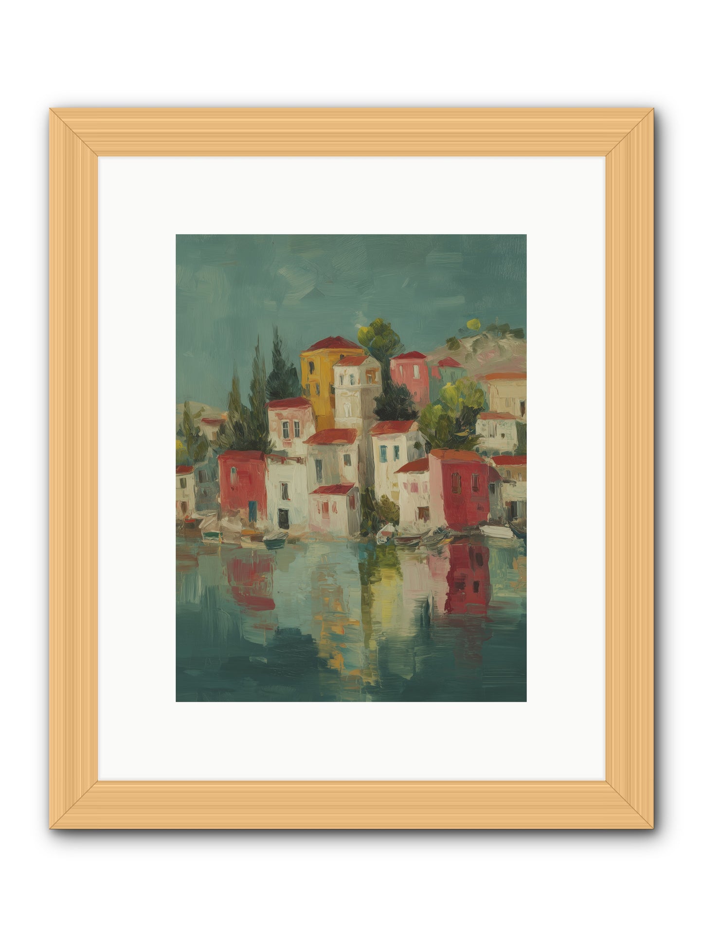 Tidal Rhythms -- Framed Print - Natural 9x12