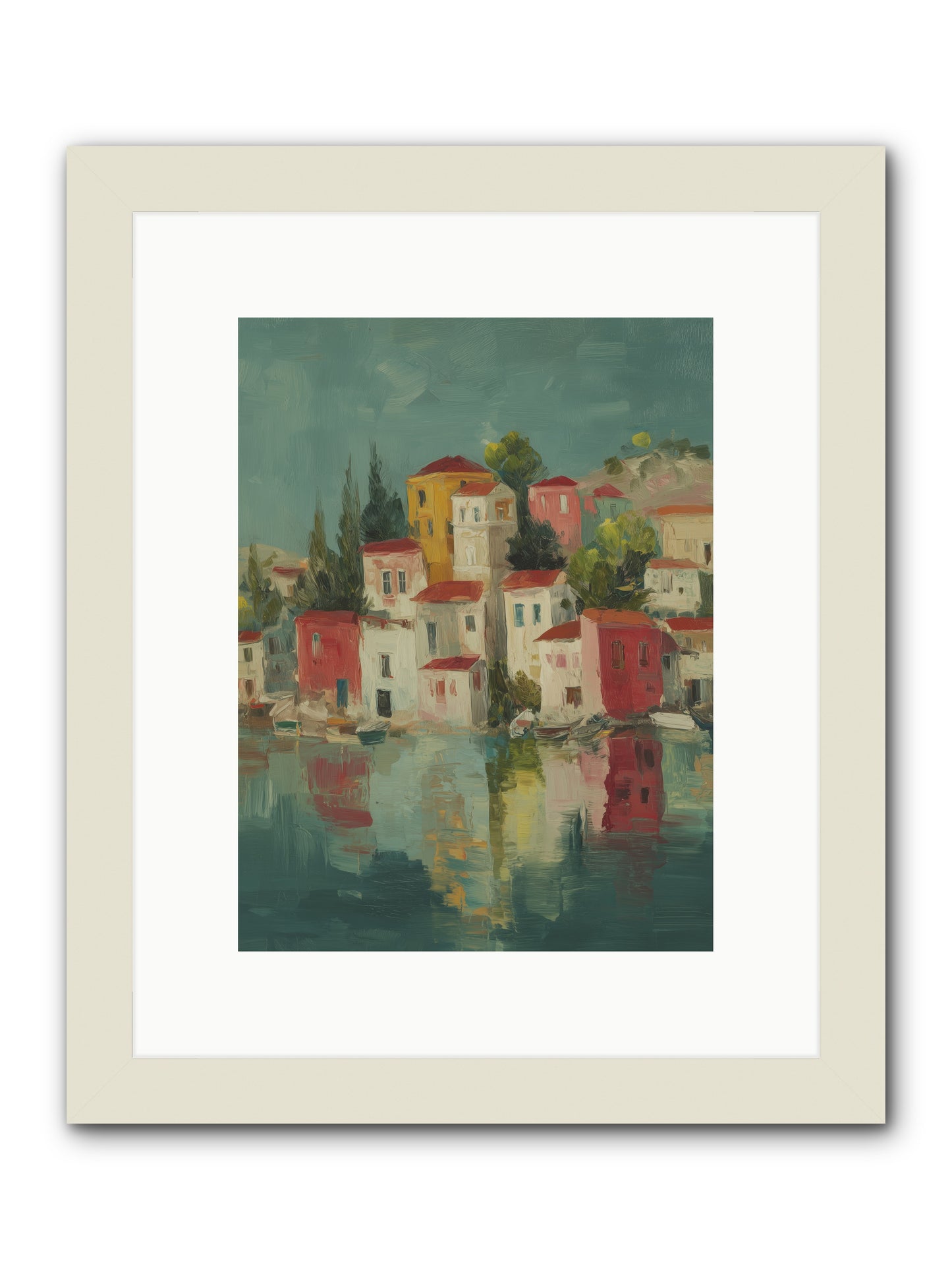 Tidal Rhythms -- Framed Print - White 9x12