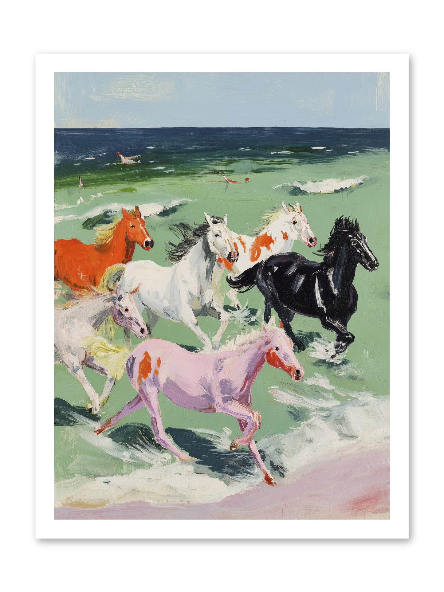 Tidal Rush -- Loose Canvas Print 18x24