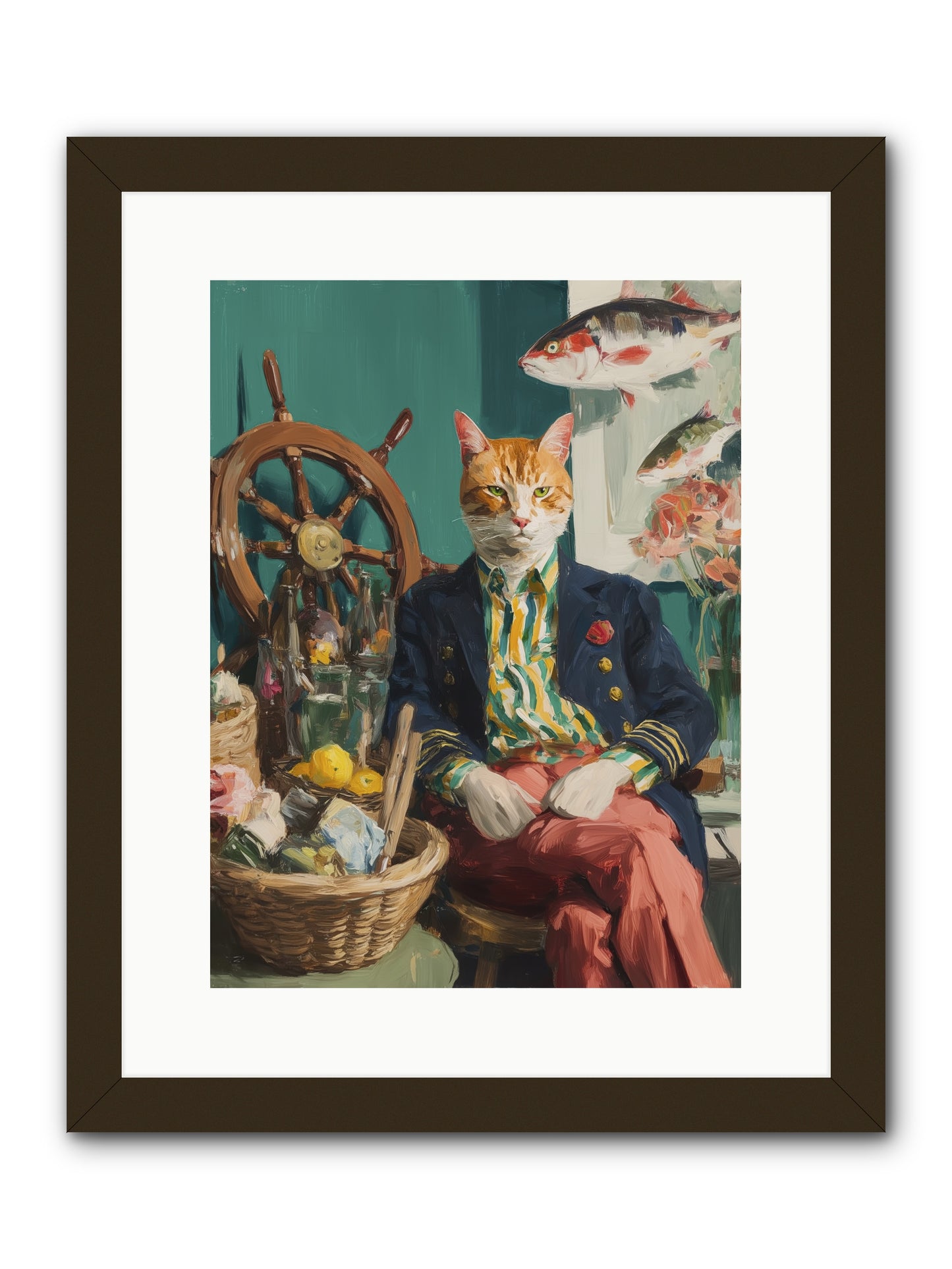 Tidal Tom -- Framed Print - Black 12x16