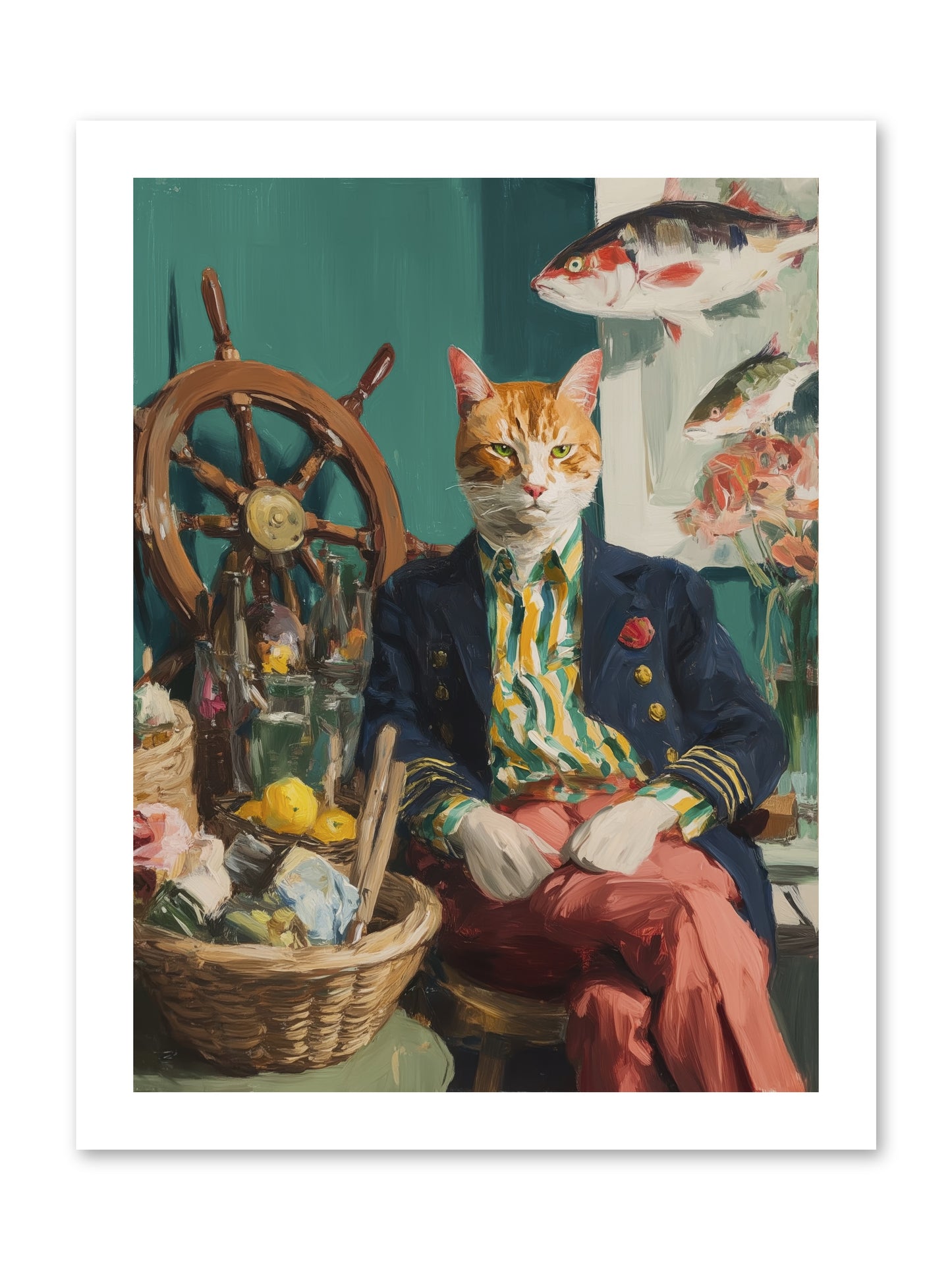 Tidal Tom -- Loose Canvas Print 12x16