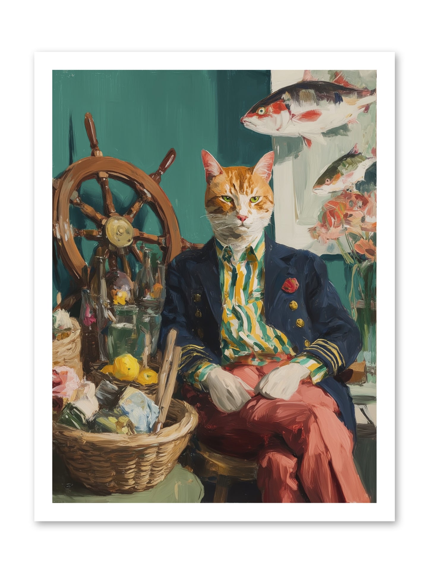 Tidal Tom -- Loose Canvas Print 18x24