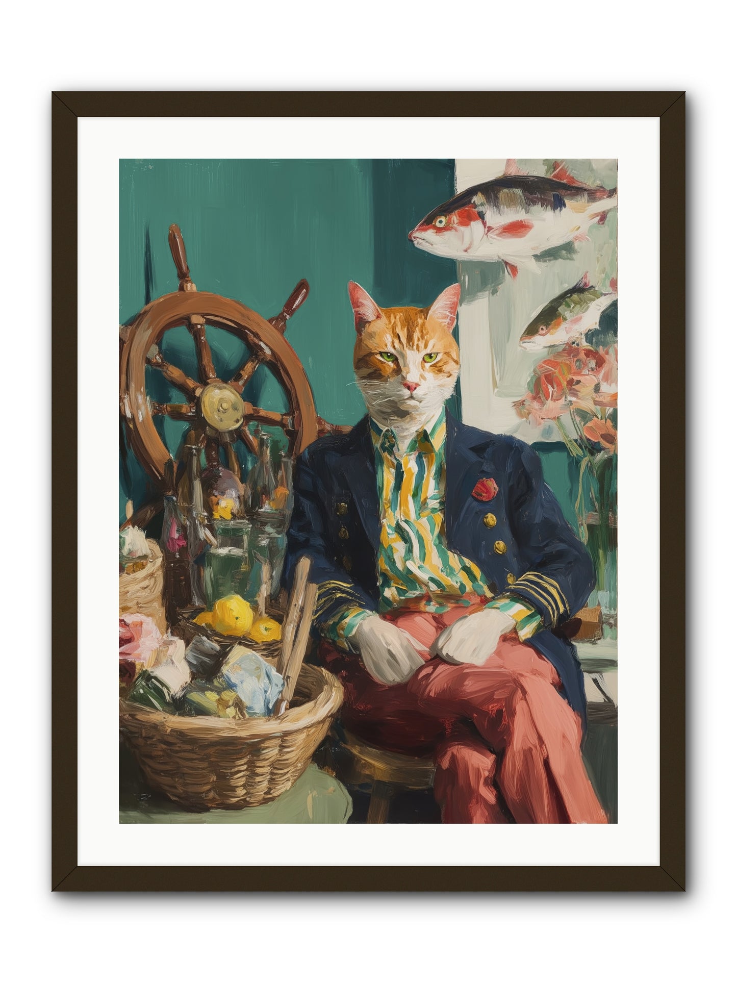 Tidal Tom -- Framed Print - Black 24x32