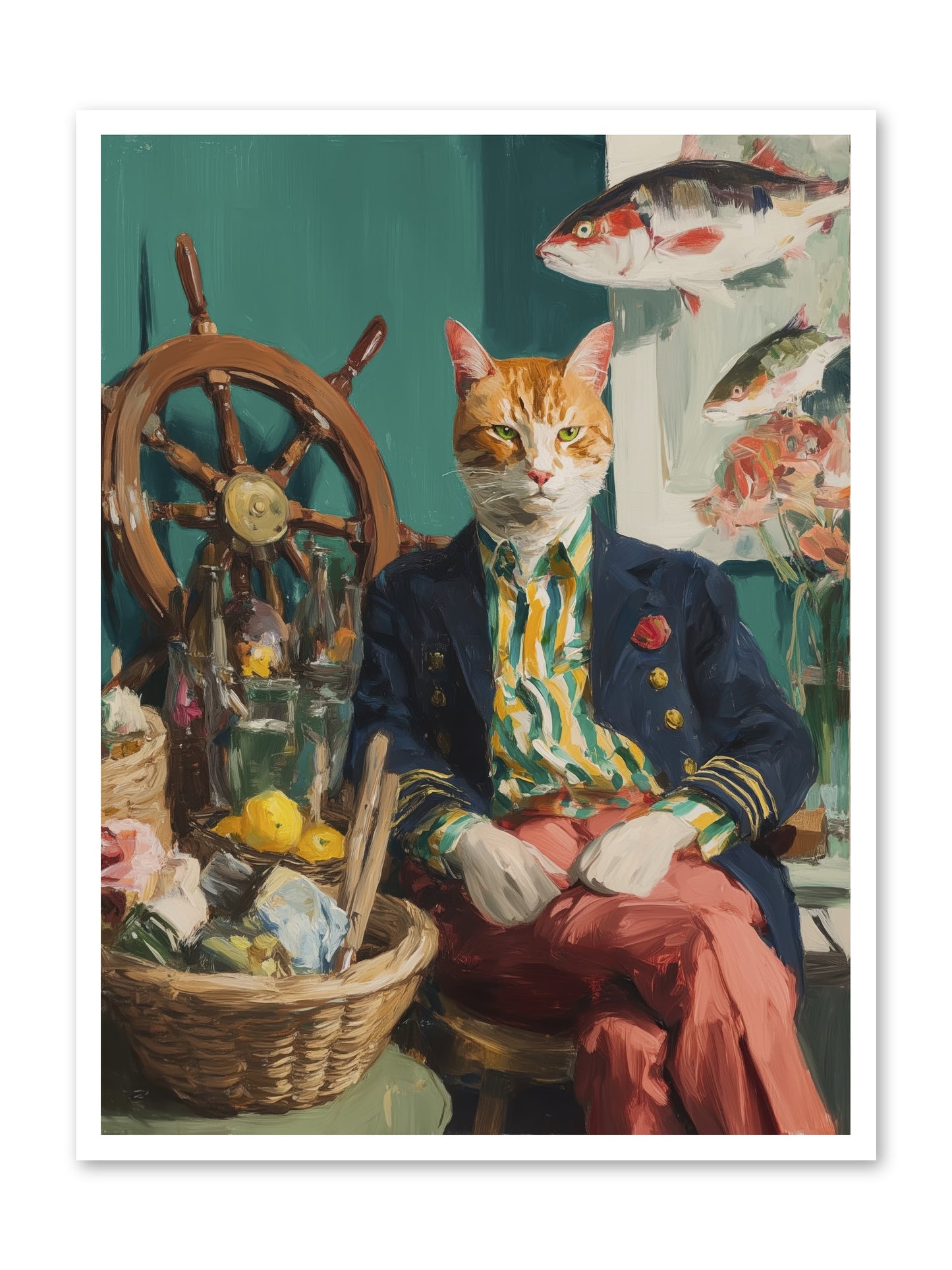 Tidal Tom -- Loose Canvas Print 30x40