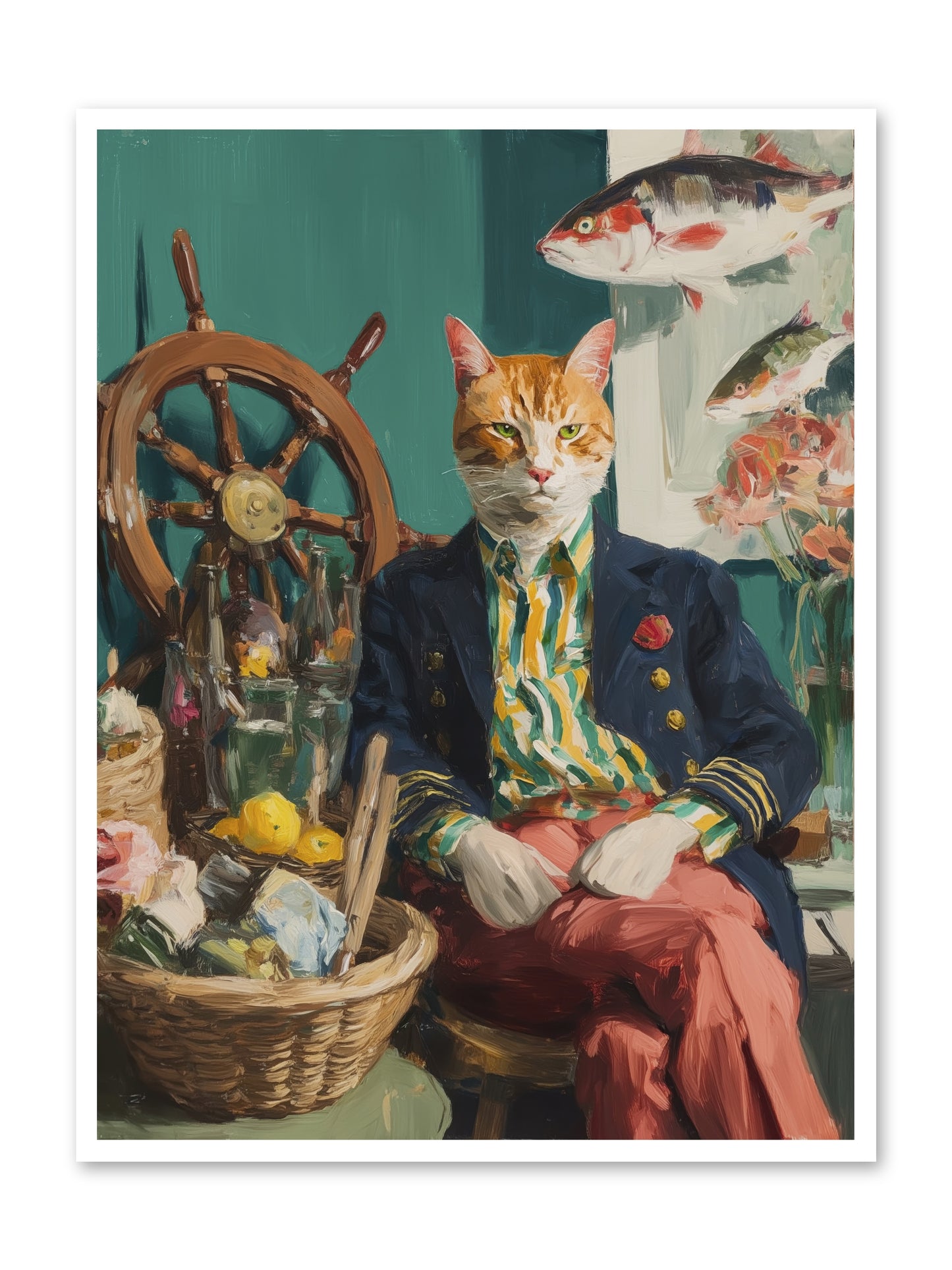 Tidal Tom -- Loose Canvas Print 36x48