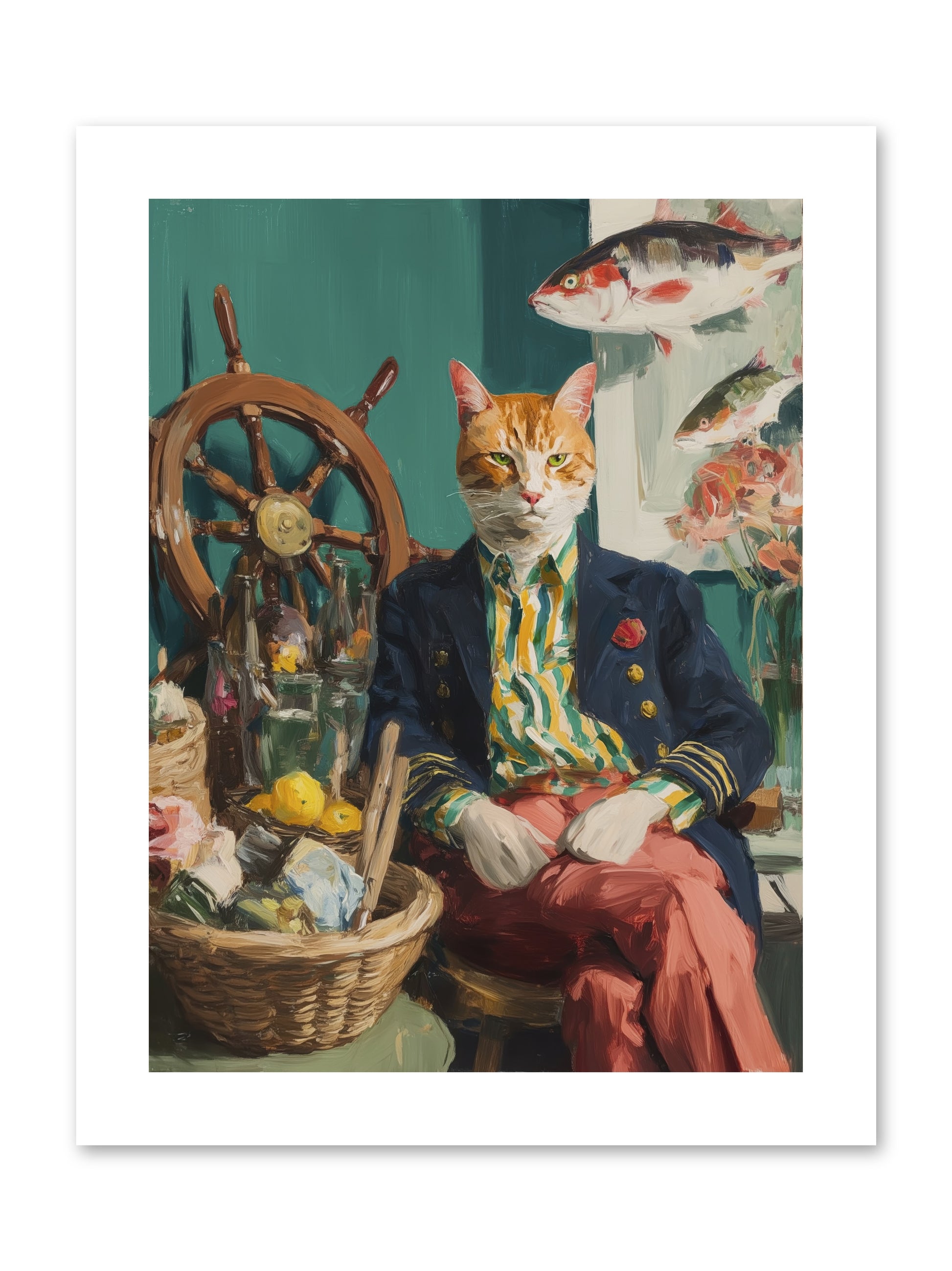 Tidal Tom -- Paper Print 9x12