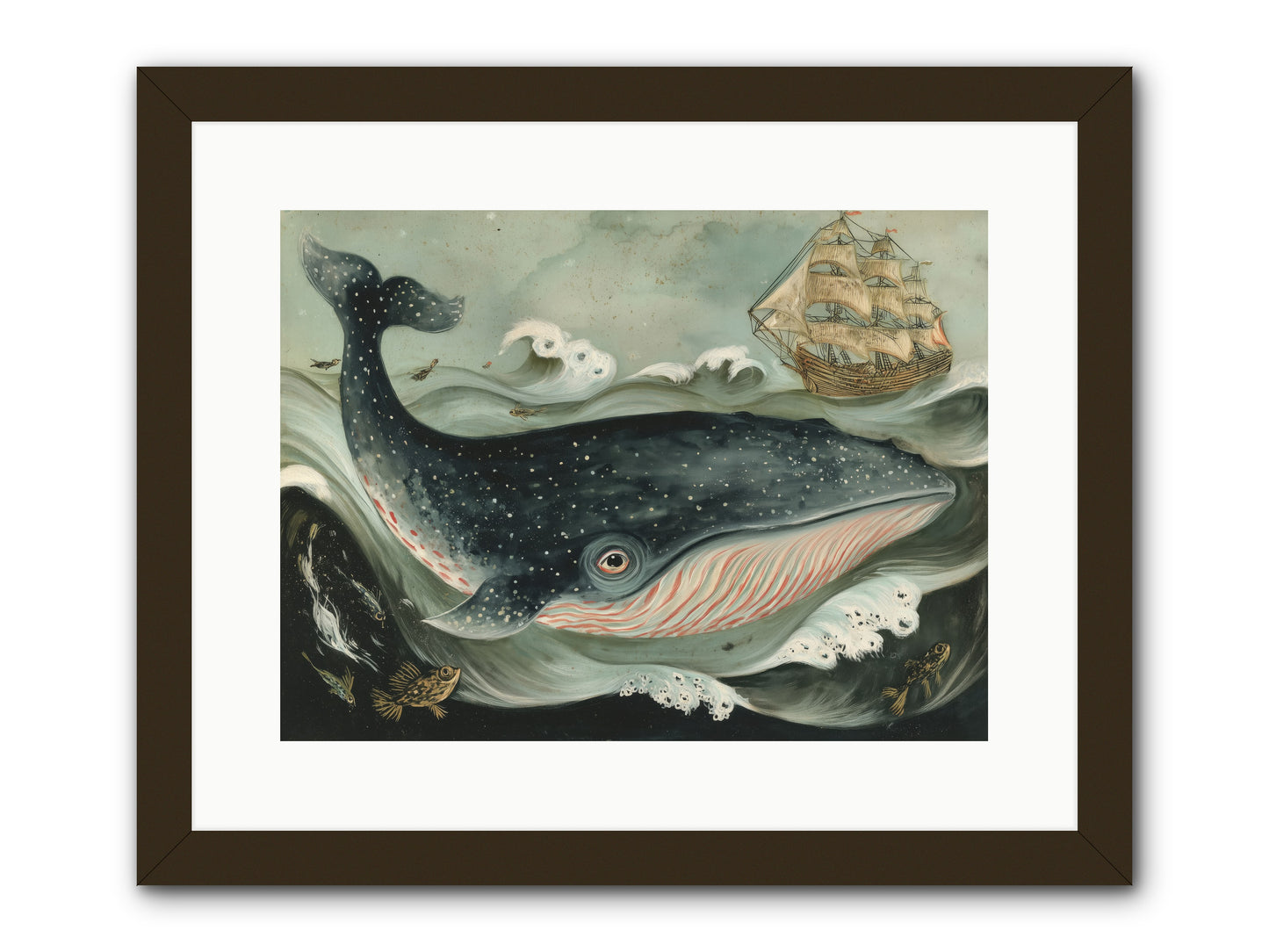 Tidal Tune -- Framed Print - Black 16x12