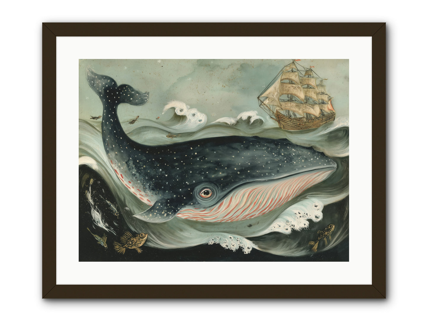 Tidal Tune -- Framed Print - Black 24x18