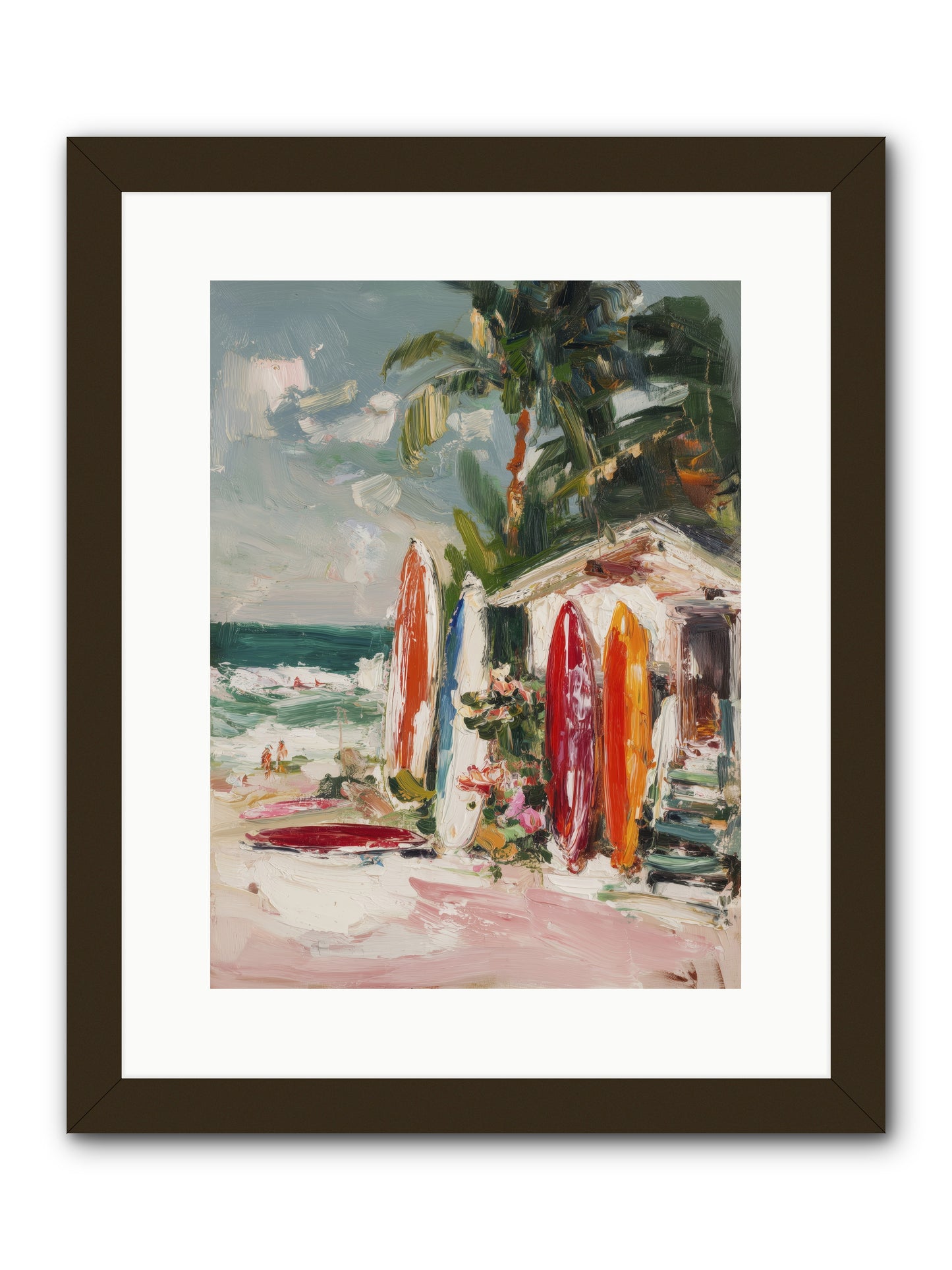 Tide Adventures -- Framed Print - Black 12x16