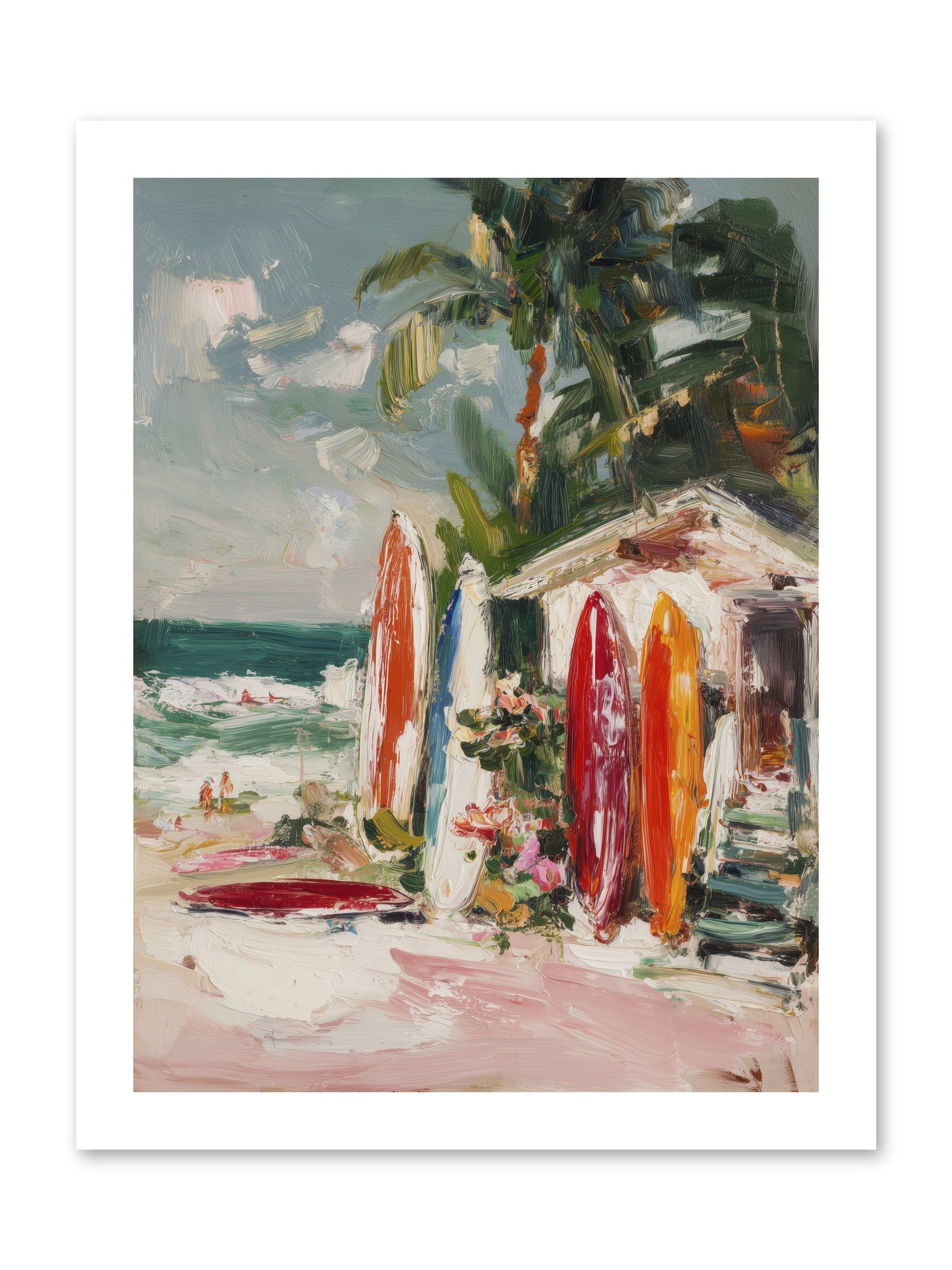 Tide Adventures -- Loose Canvas Print 12x16