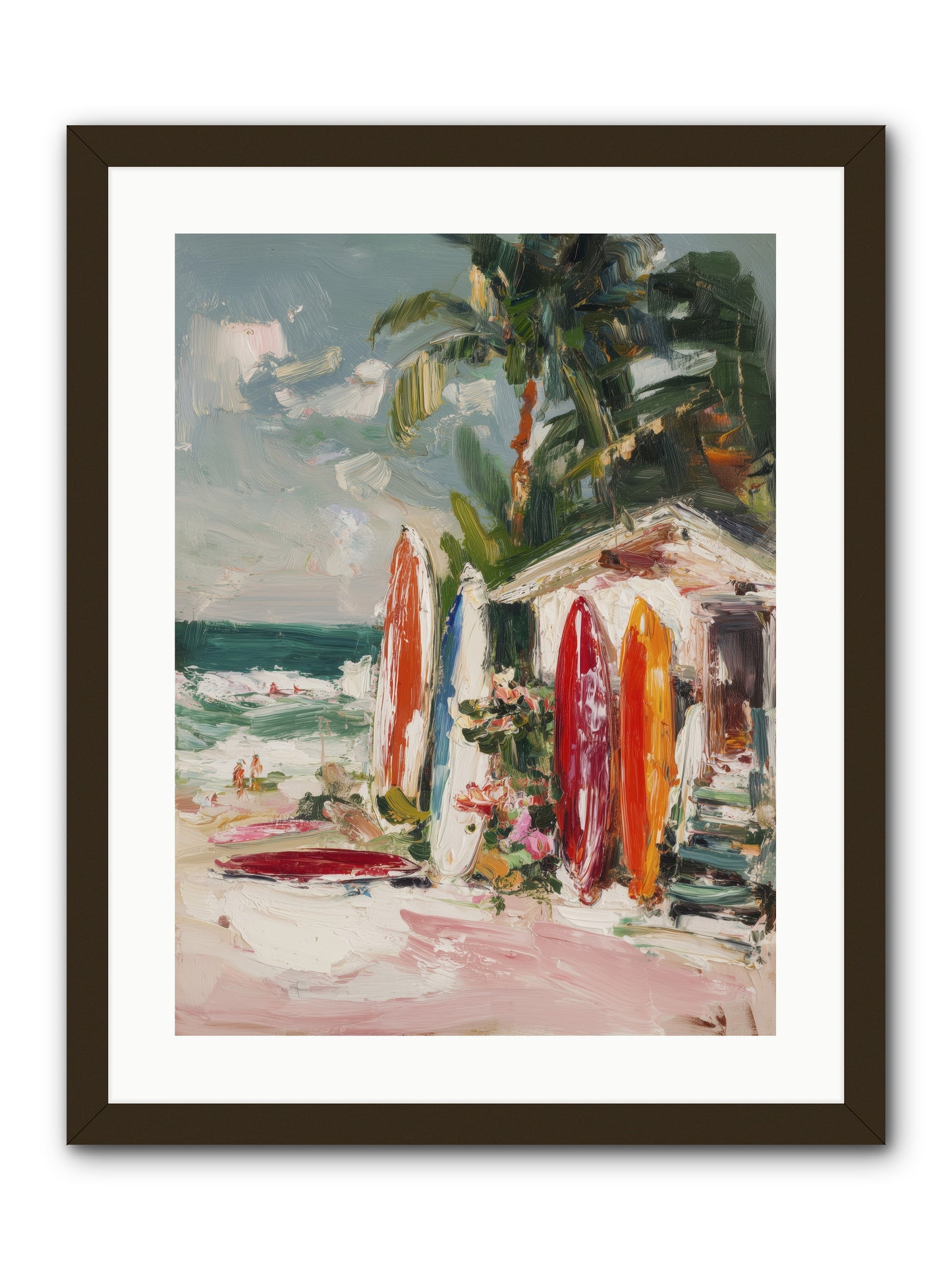 Tide Adventures -- Framed Print - Black 18x24