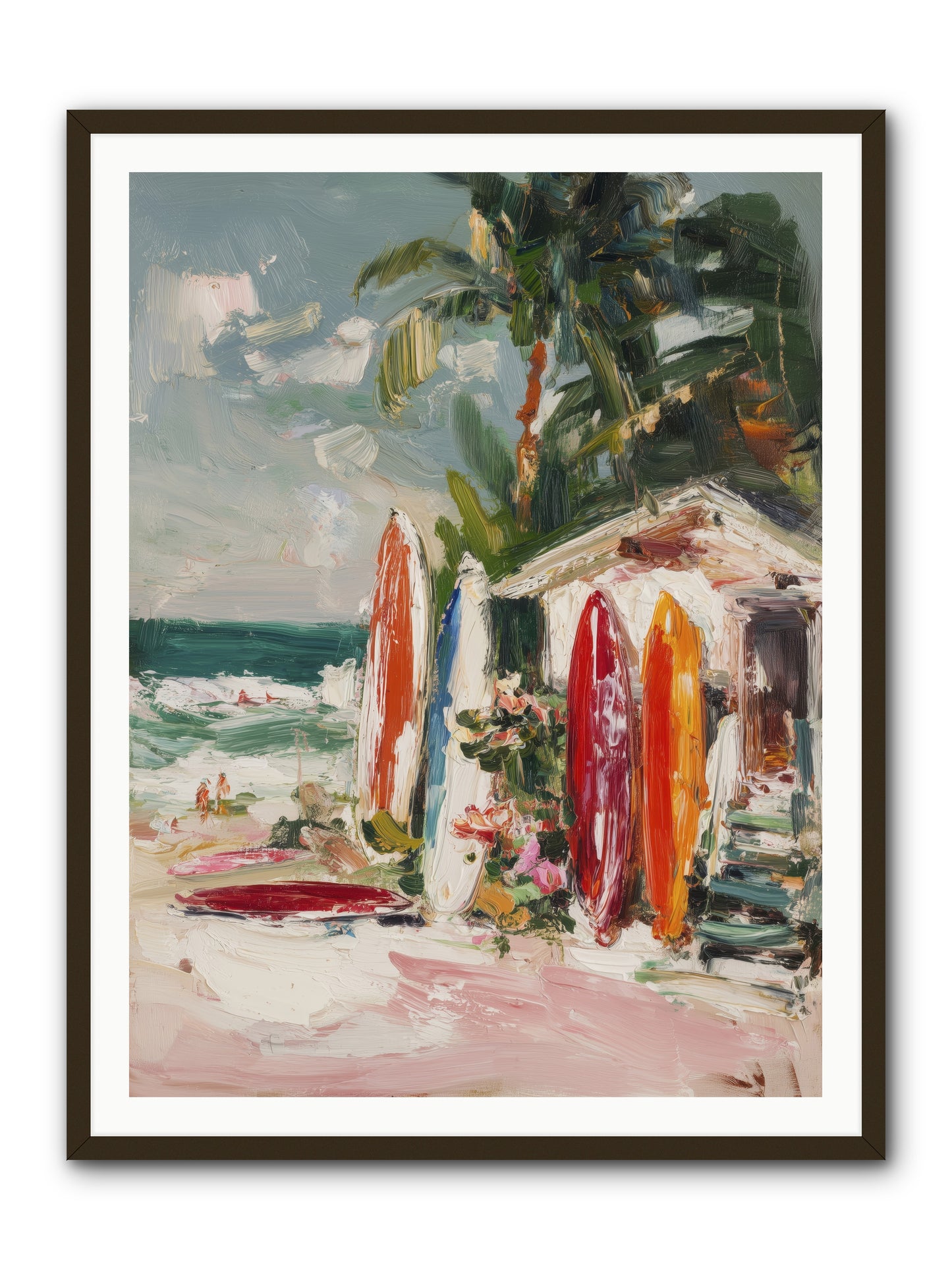 Tide Adventures -- Framed Print - Black 36x48