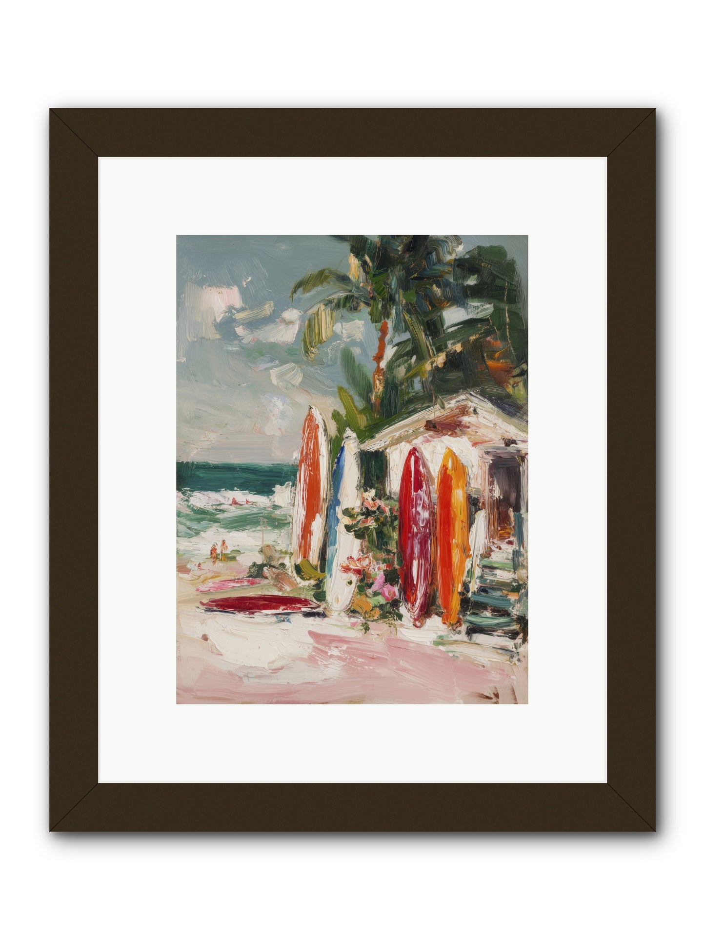 Tide Adventures -- Framed Print - Black 9x12
