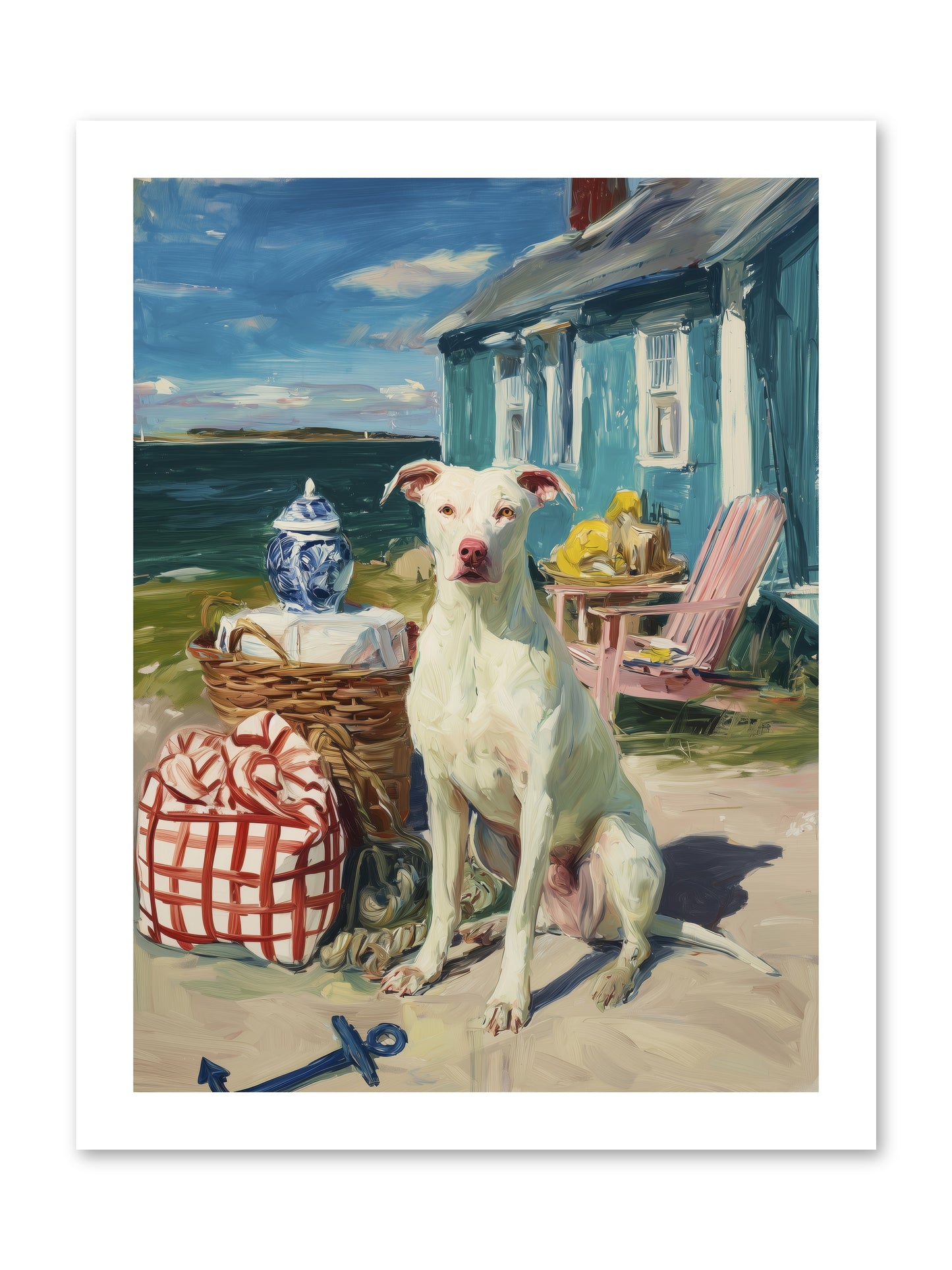 Tide Pool Tracker -- Loose Canvas Print 12x16