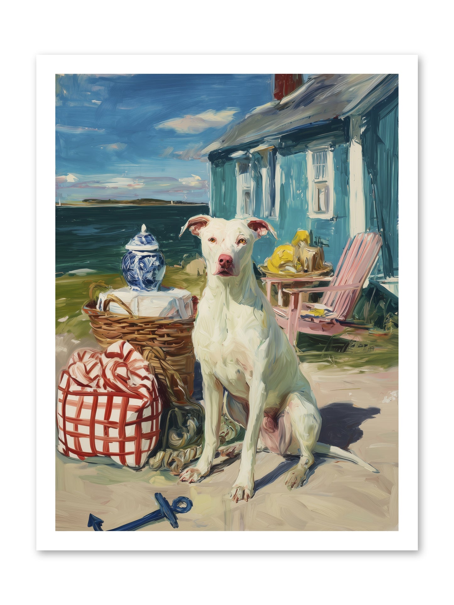 Tide Pool Tracker -- Loose Canvas Print 18x24