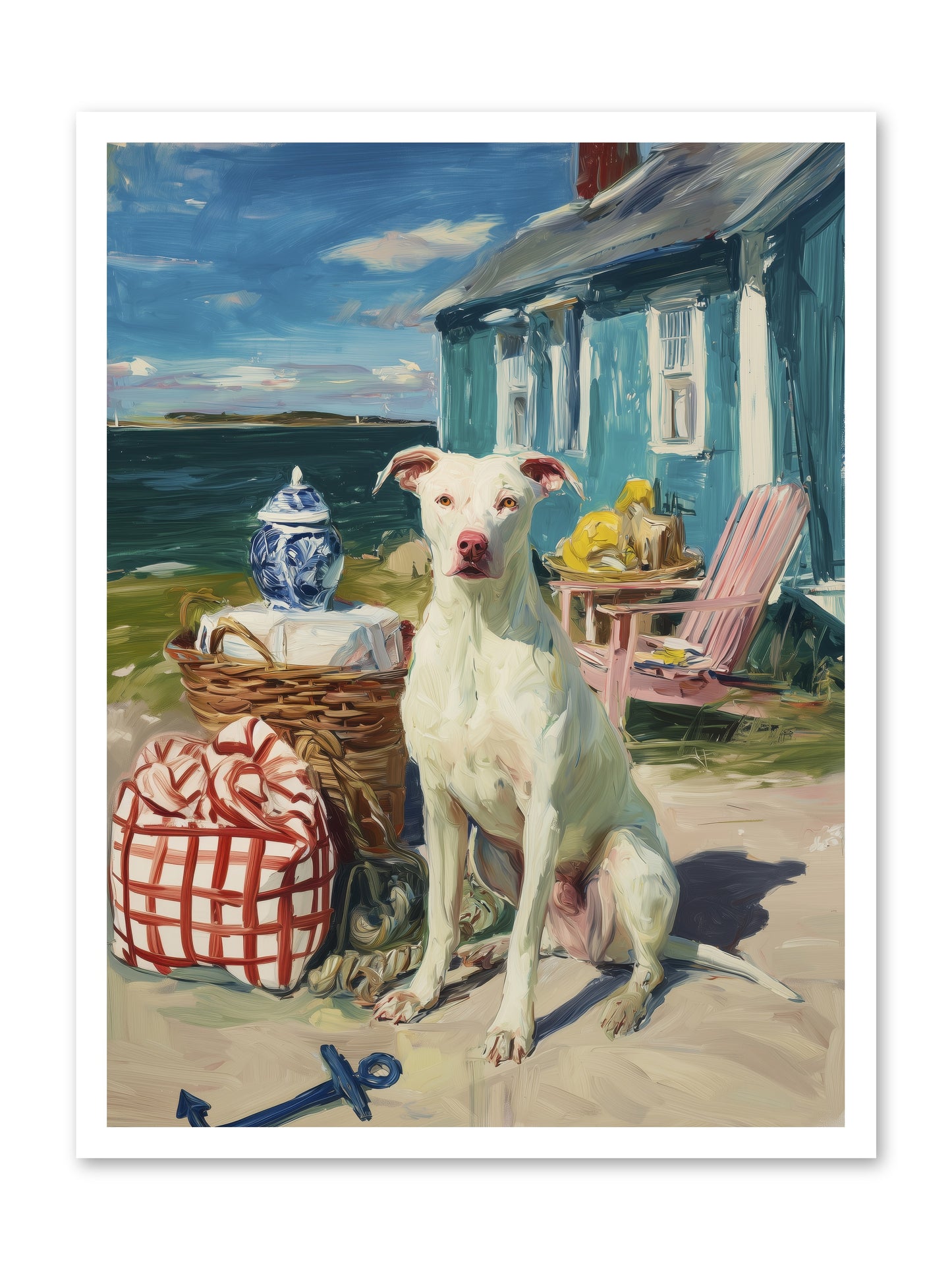 Tide Pool Tracker -- Loose Canvas Print 24x32