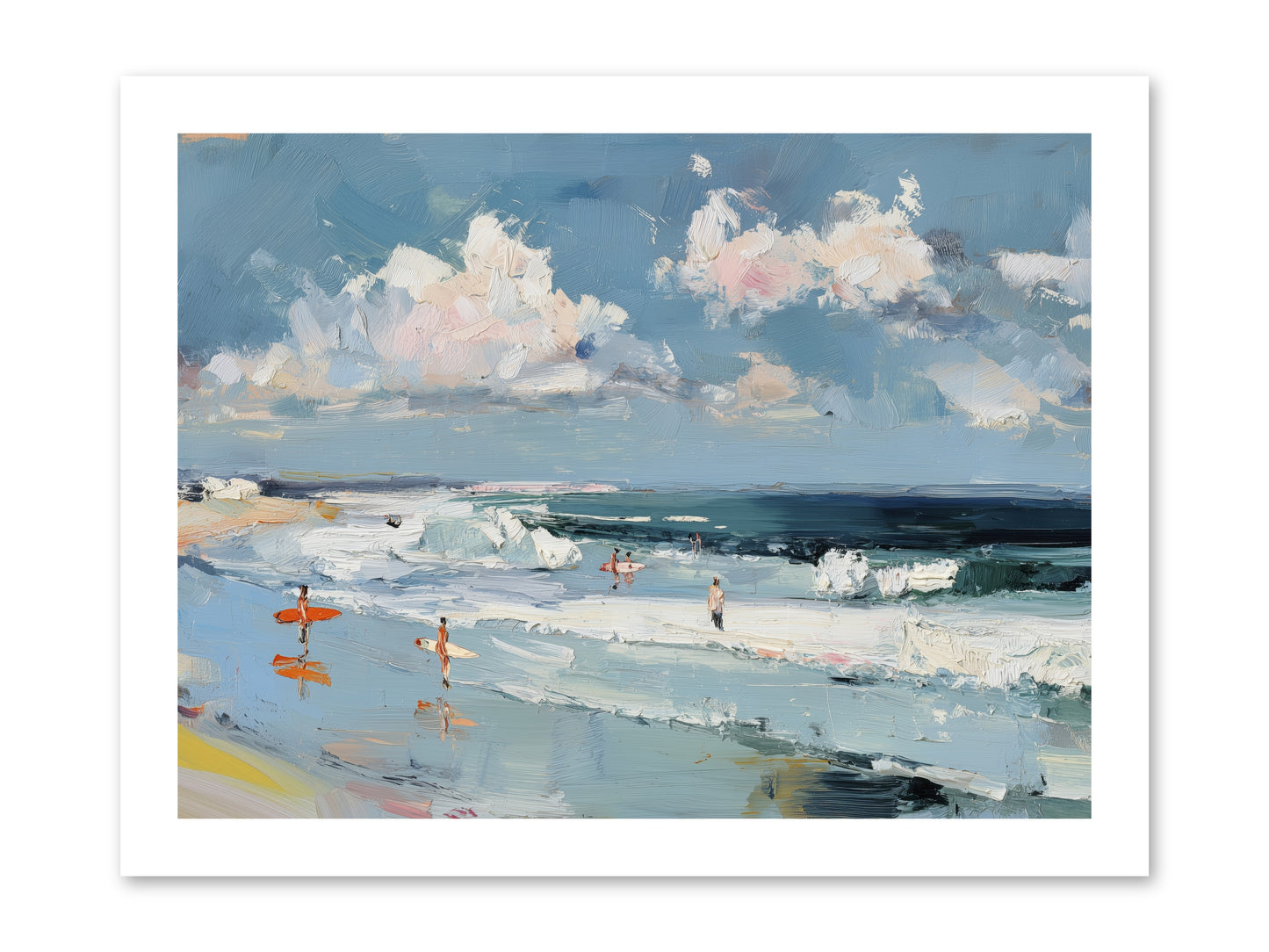 Tide Riders -- Loose Canvas Print 16x12