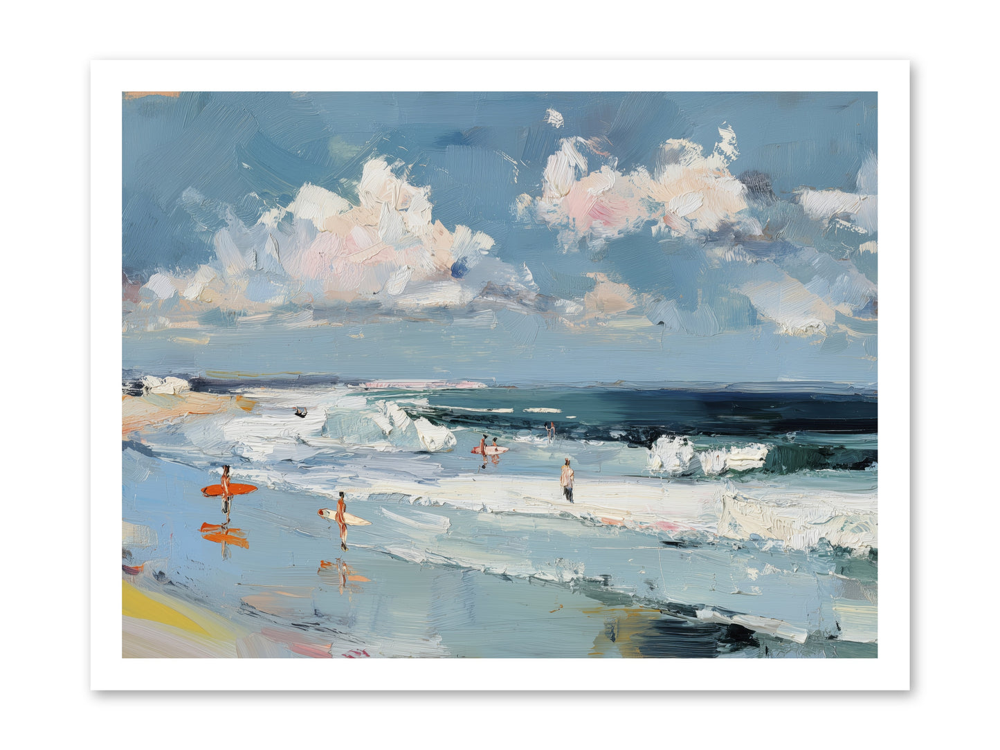 Tide Riders -- Paper Print 24x18