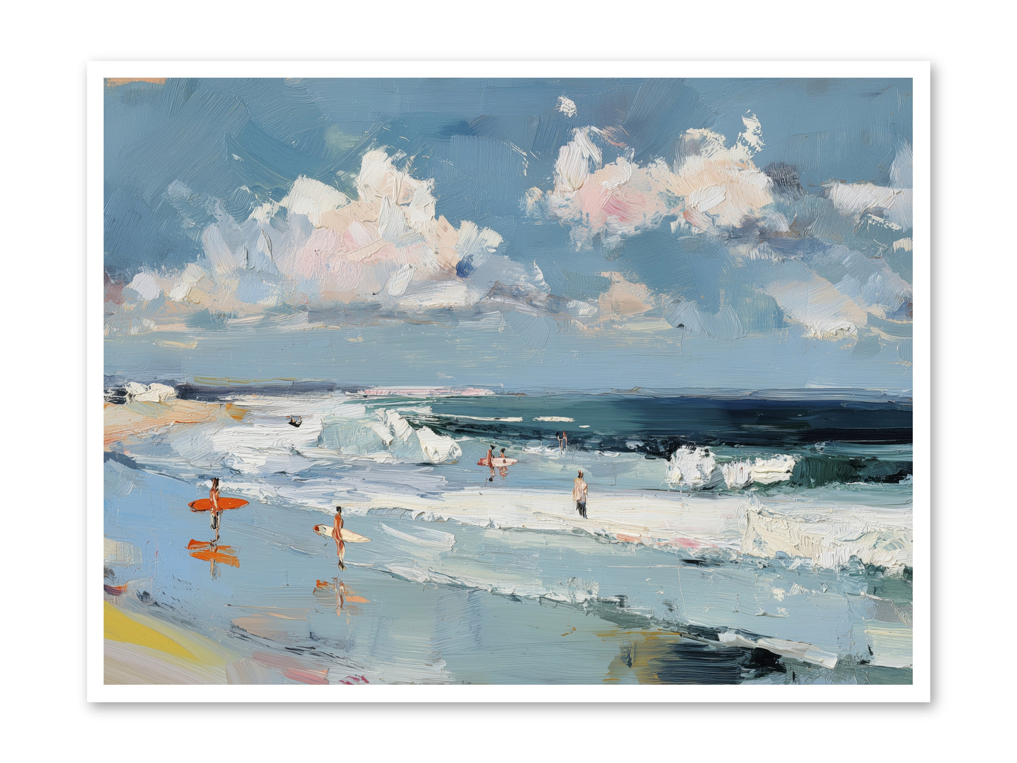 Tide Riders -- Loose Canvas Print 48x36