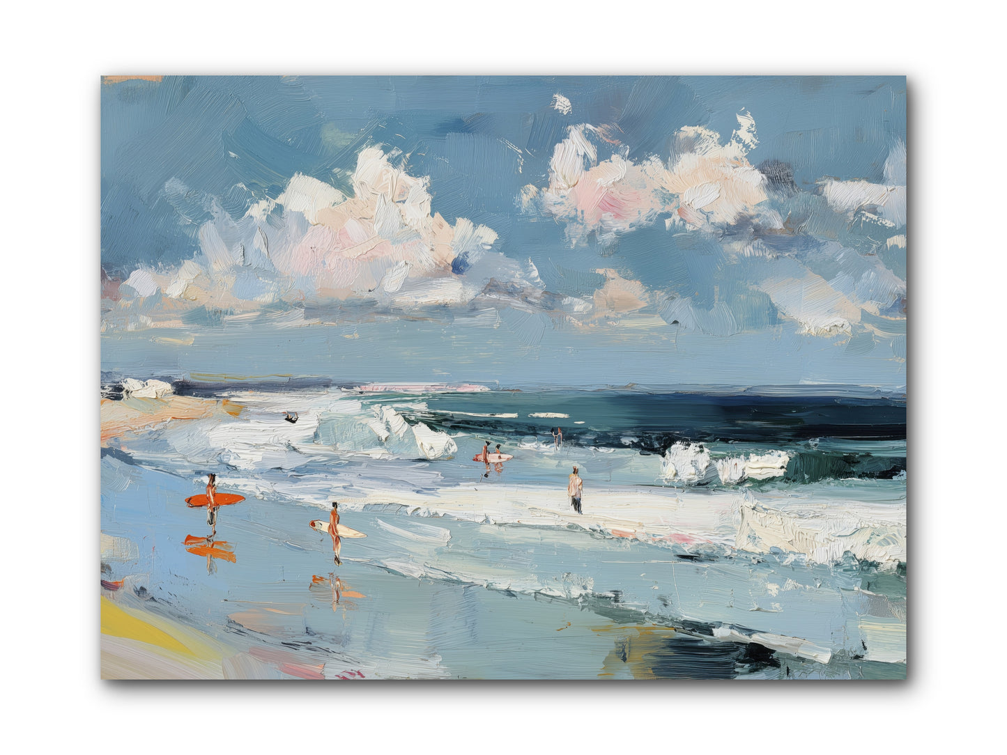 Tide Riders -- Wrapped Canvas 12x9