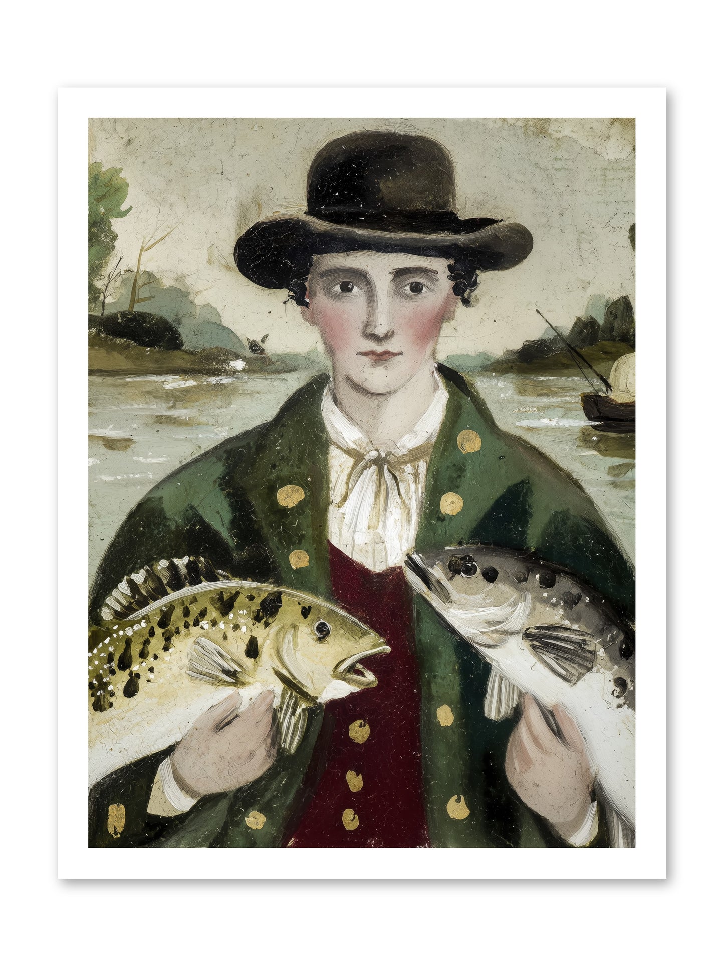 Tide Walker -- Loose Canvas Print 18x24