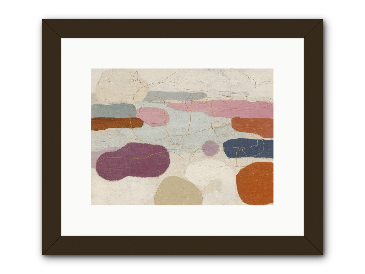 Tideline -- Framed Print - Black 12x9