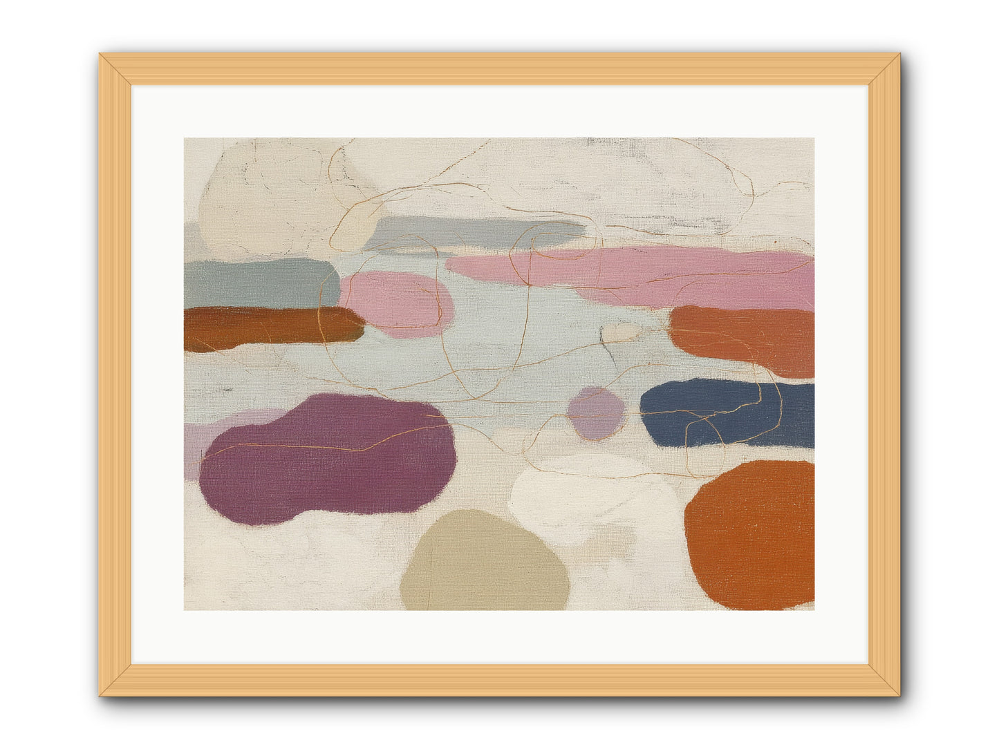 Tideline -- Framed Print - Natural 24x18