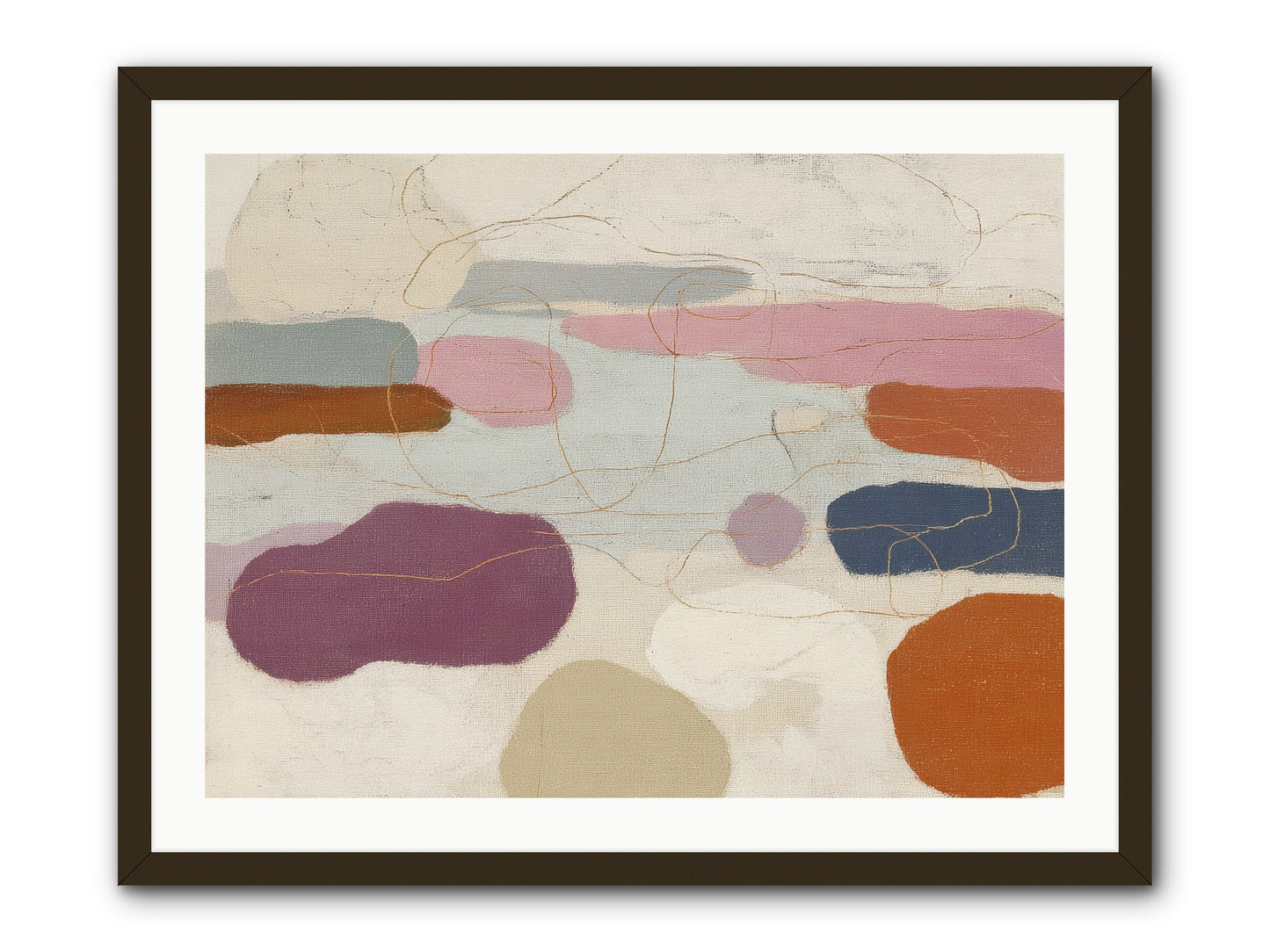 Tideline -- Framed Print - Black 32x24