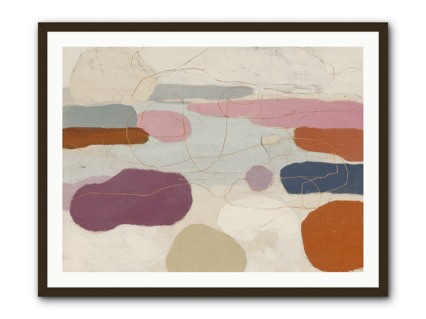 Tideline -- Framed Print - Black 40x30