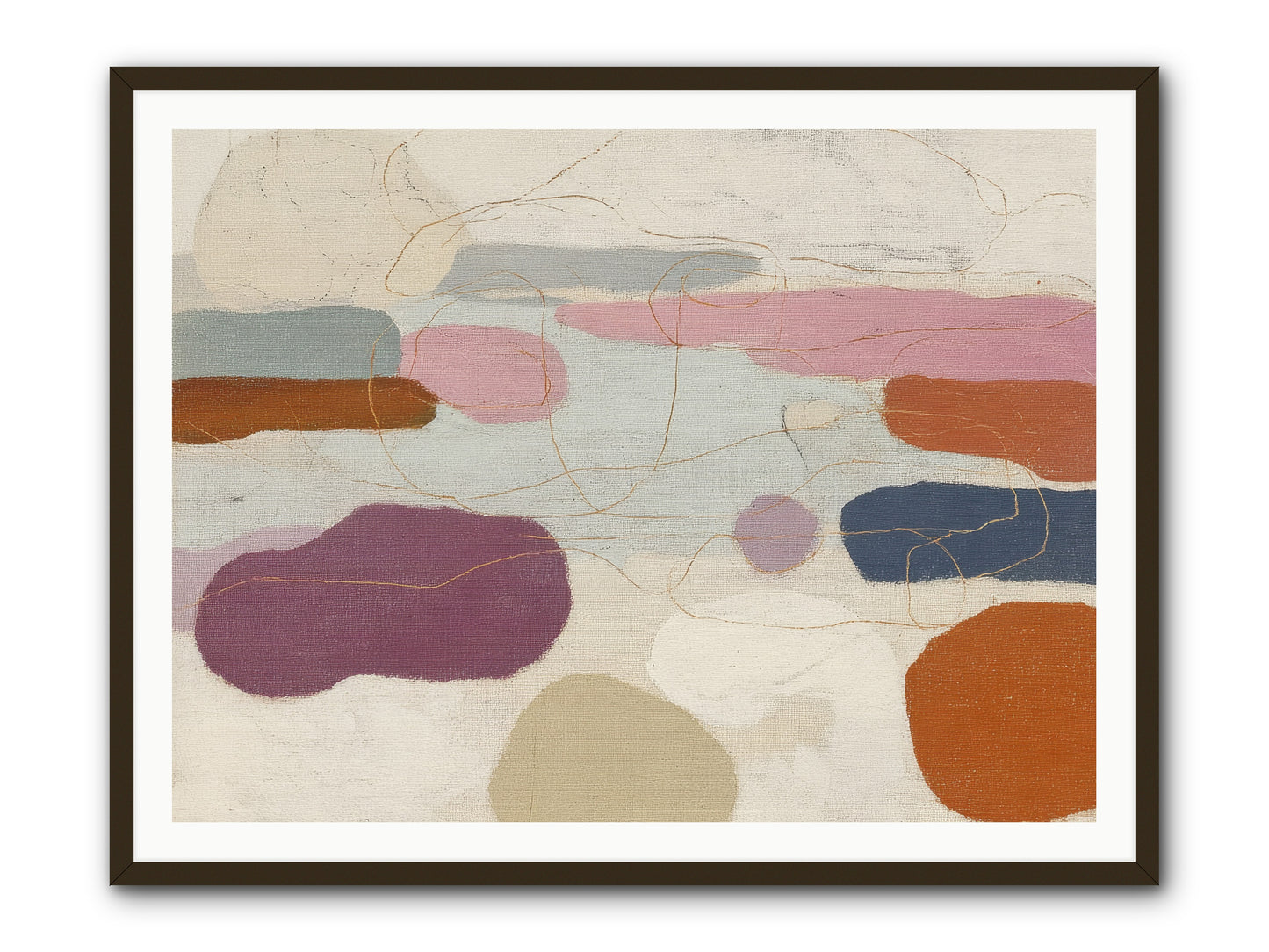 Tideline -- Framed Print - Black 48x36
