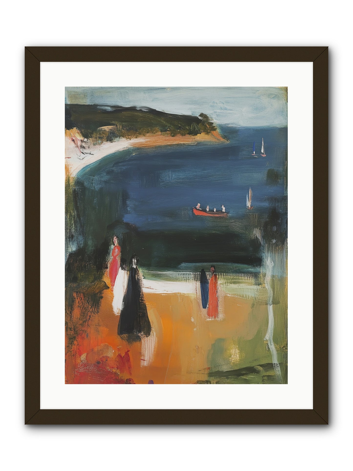 Tides Of Enchantment -- Framed Print - Black 18x24