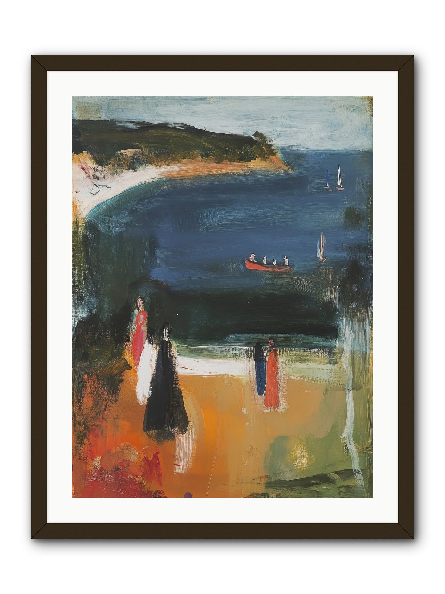 Tides Of Enchantment -- Framed Print - Black 24x32